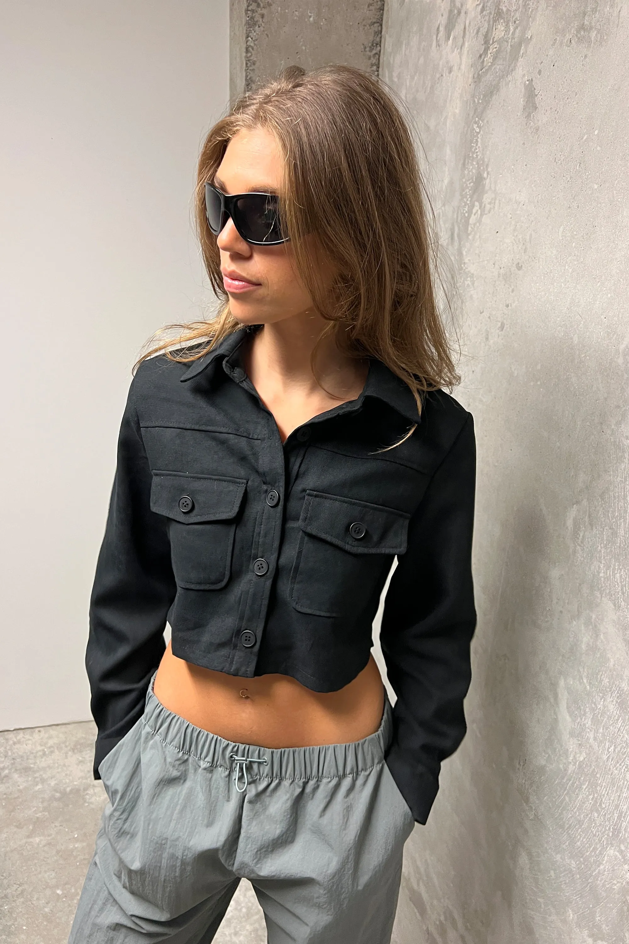 CROPPED SHIRT sold by OAK AND FORT