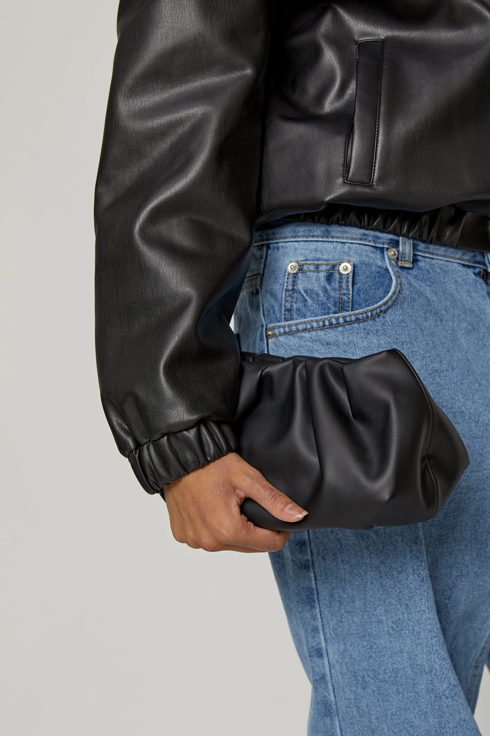 SCRUNCH TOP CLUTCH sold by OAK AND FORT product image thumbnail 2