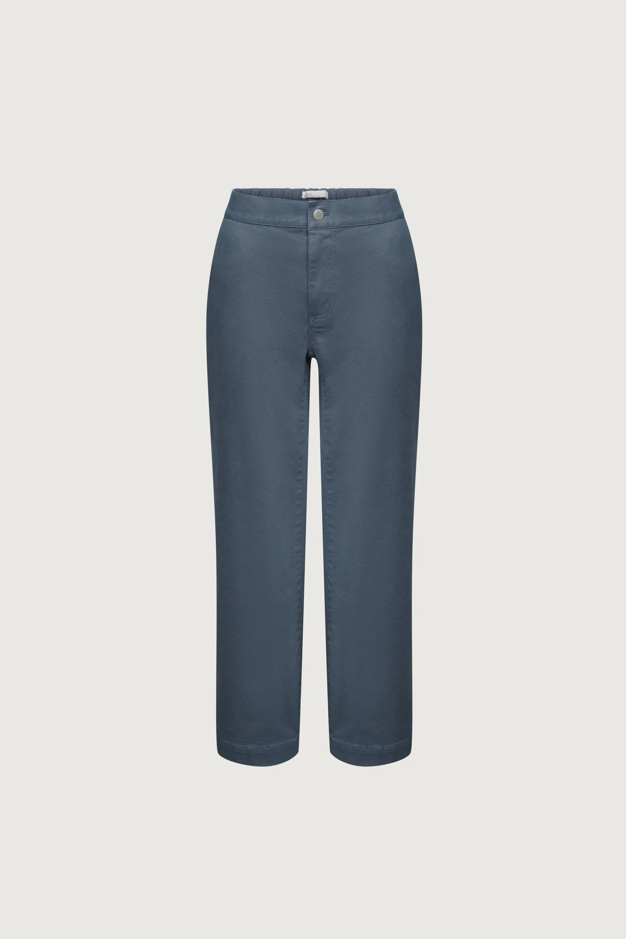 LONG LENGTH TWILL WIDE LEG PANT sold by OAK AND FORT product image thumbnail 5