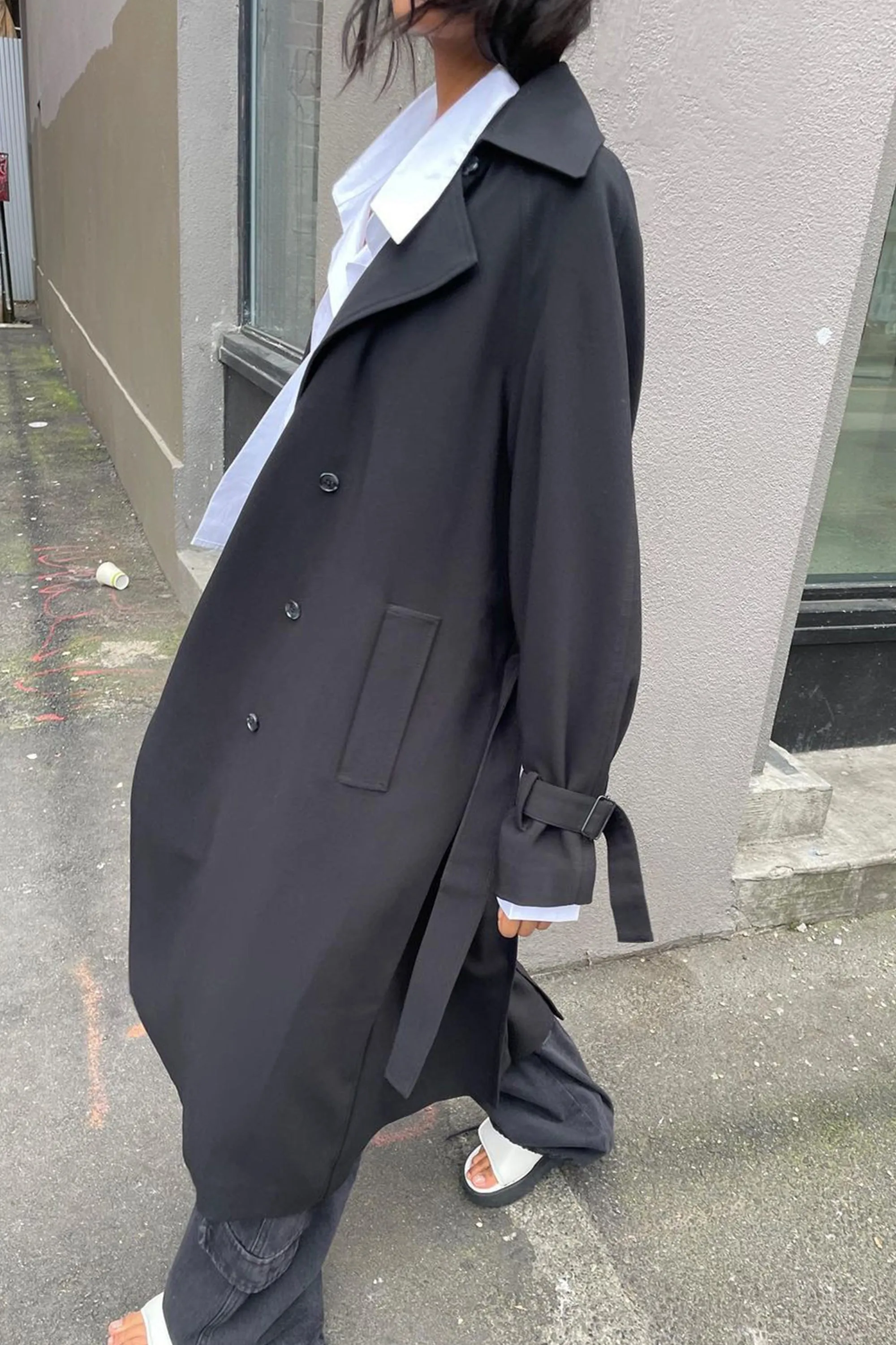 OVERSIZED TRENCH COAT sold by OAK AND FORT product image thumbnail 2