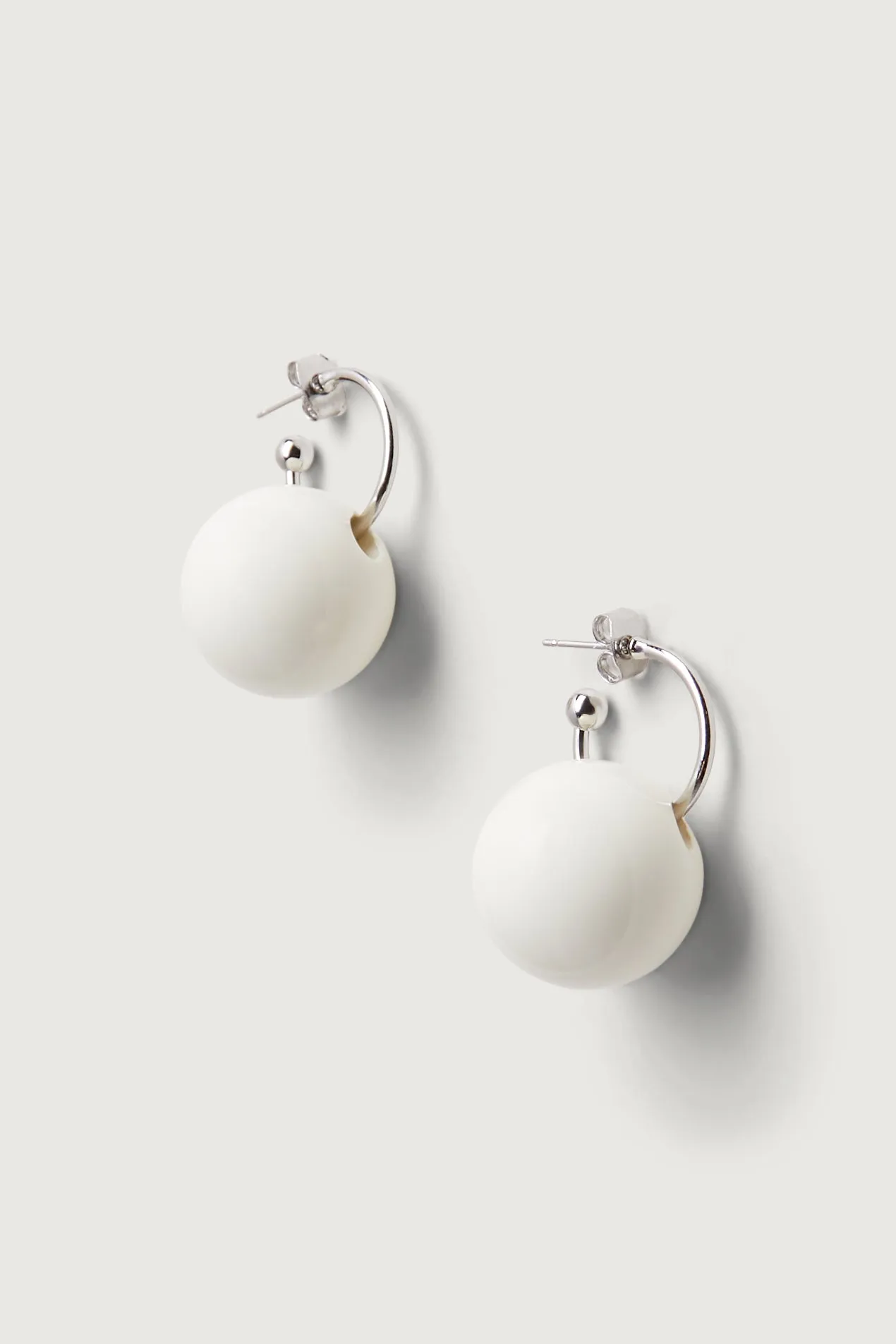 HOOP EARRING WITH SPHERE sold by OAK AND FORT product image thumbnail 2