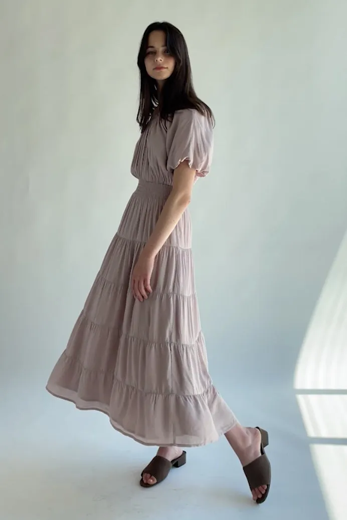 TIERED MIDI DRESS sold by OAK AND FORT