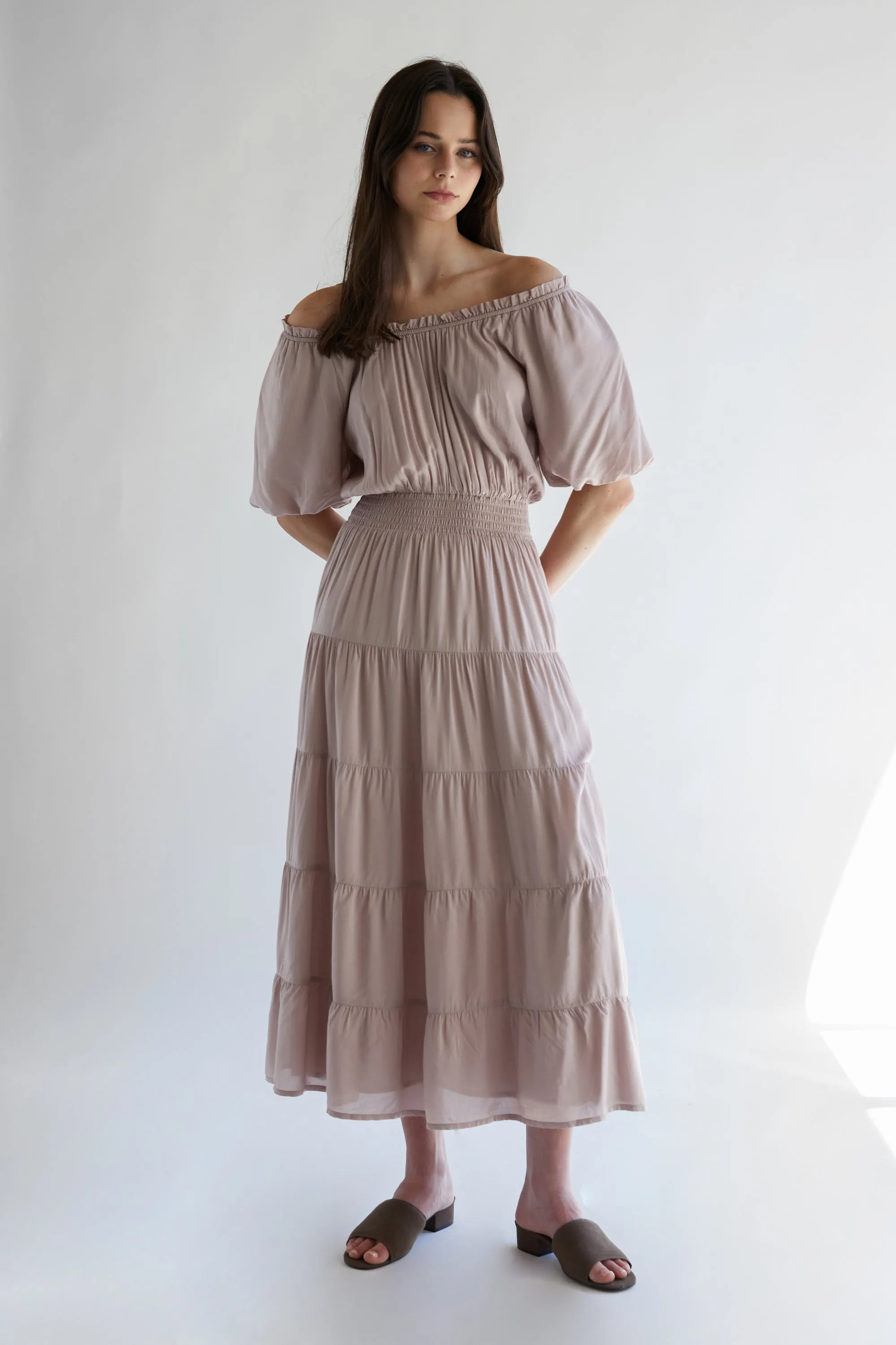TIERED MIDI DRESS sold by OAK AND FORT product image thumbnail 2