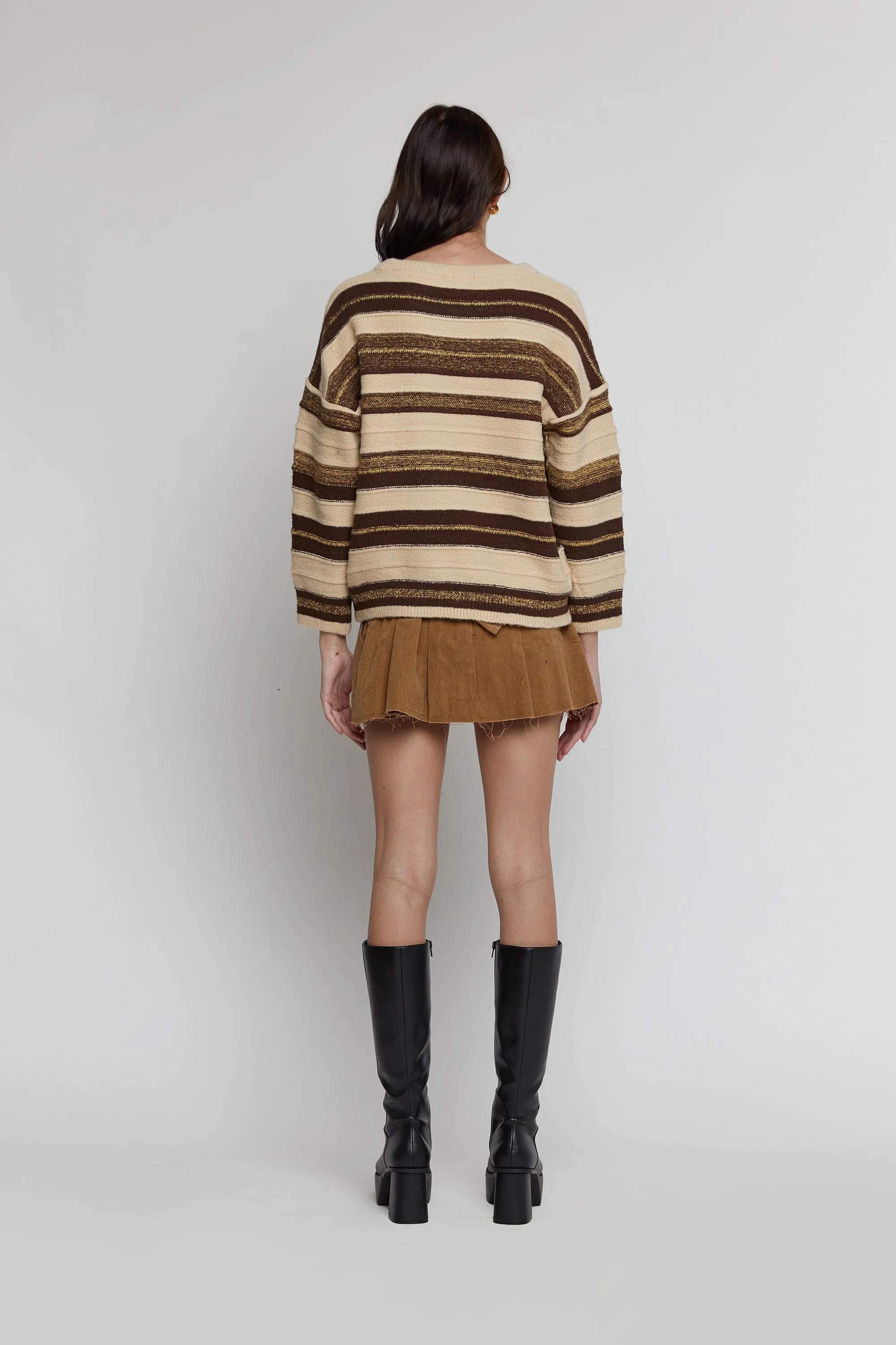 STRIPED SWEATER sold by OAK AND FORT product image thumbnail 4