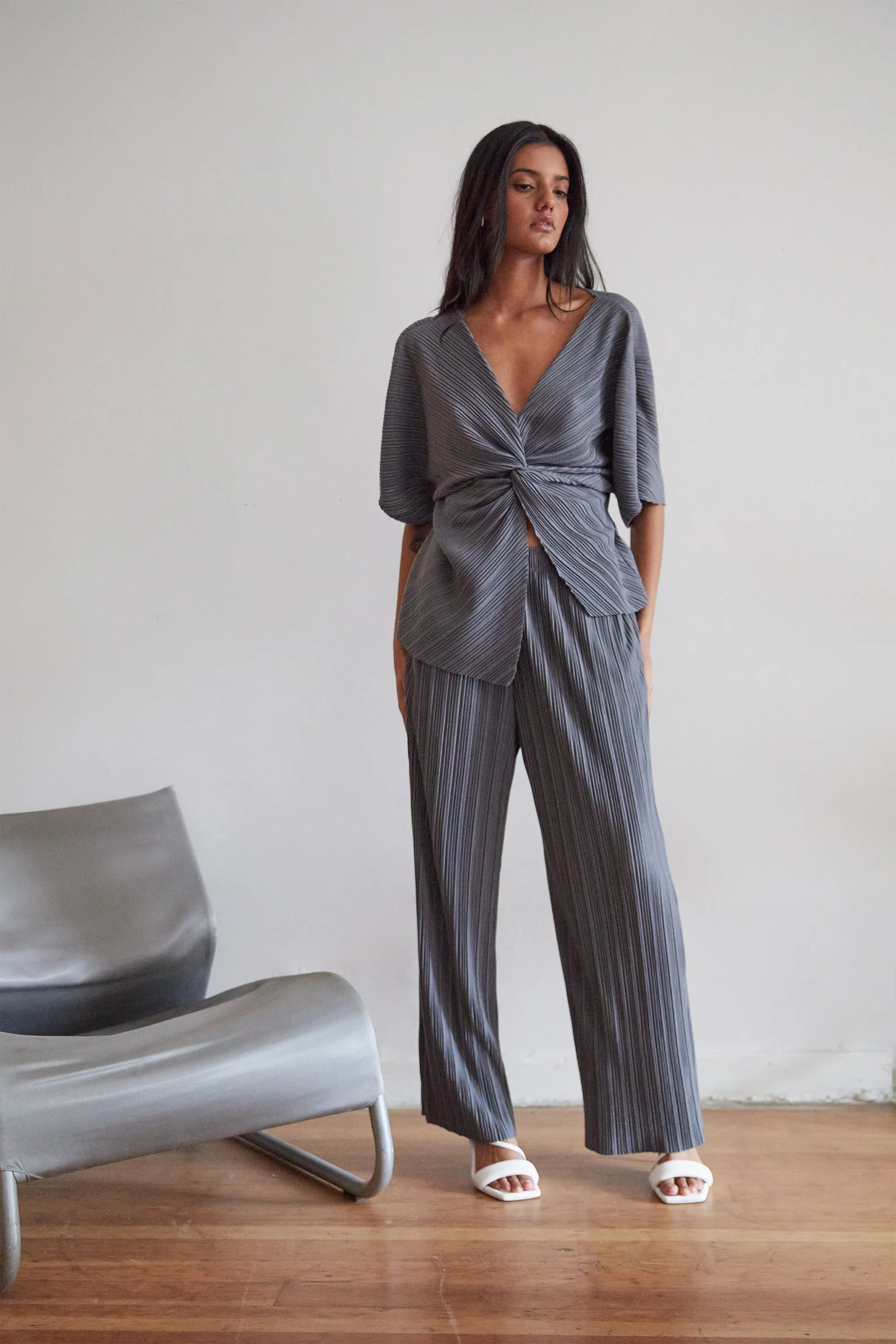 PLEATED LOUNGE PANT sold by OAK AND FORT product image thumbnail 3