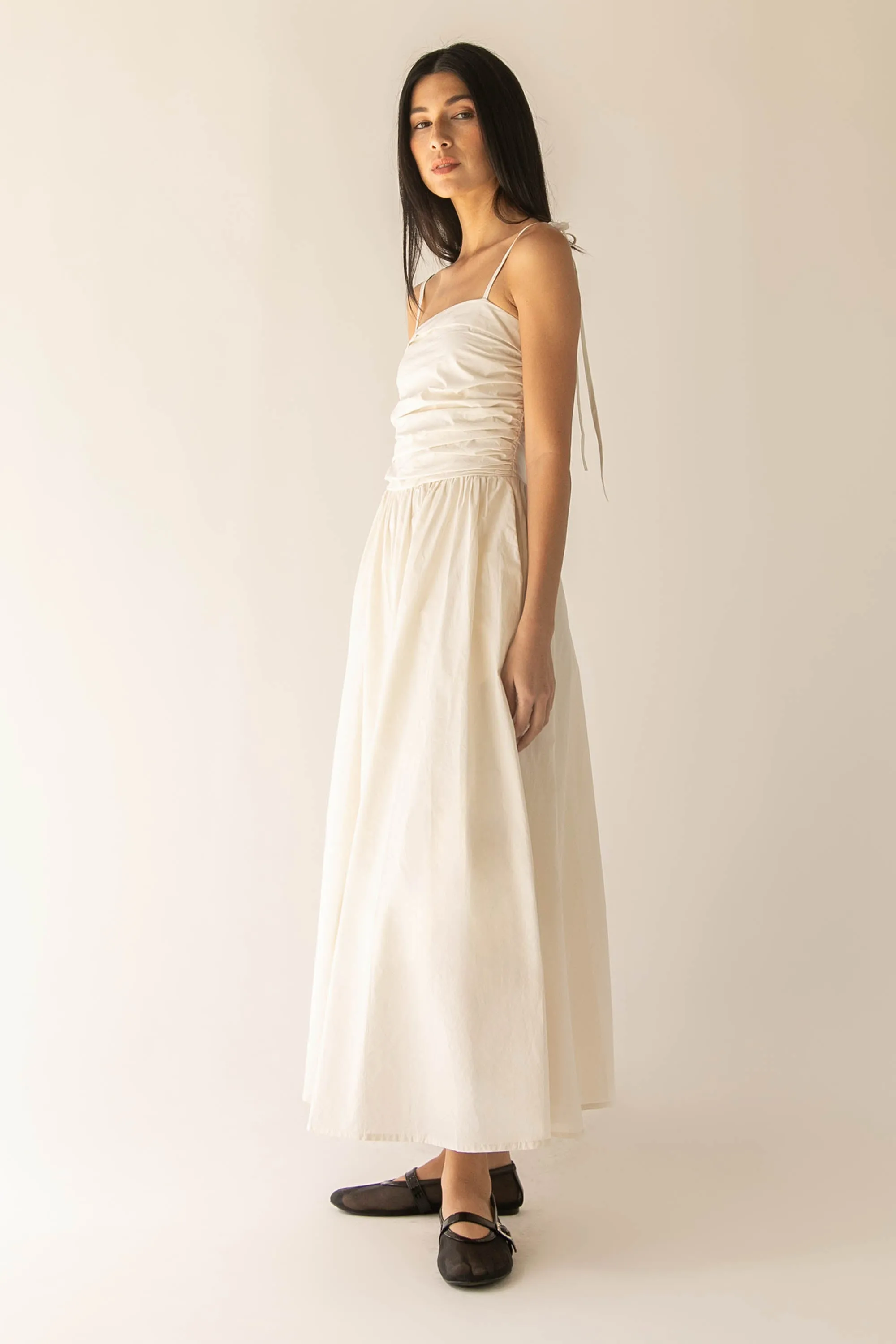 RUCHED MIDI DRESS sold by OAK AND FORT product image thumbnail 4