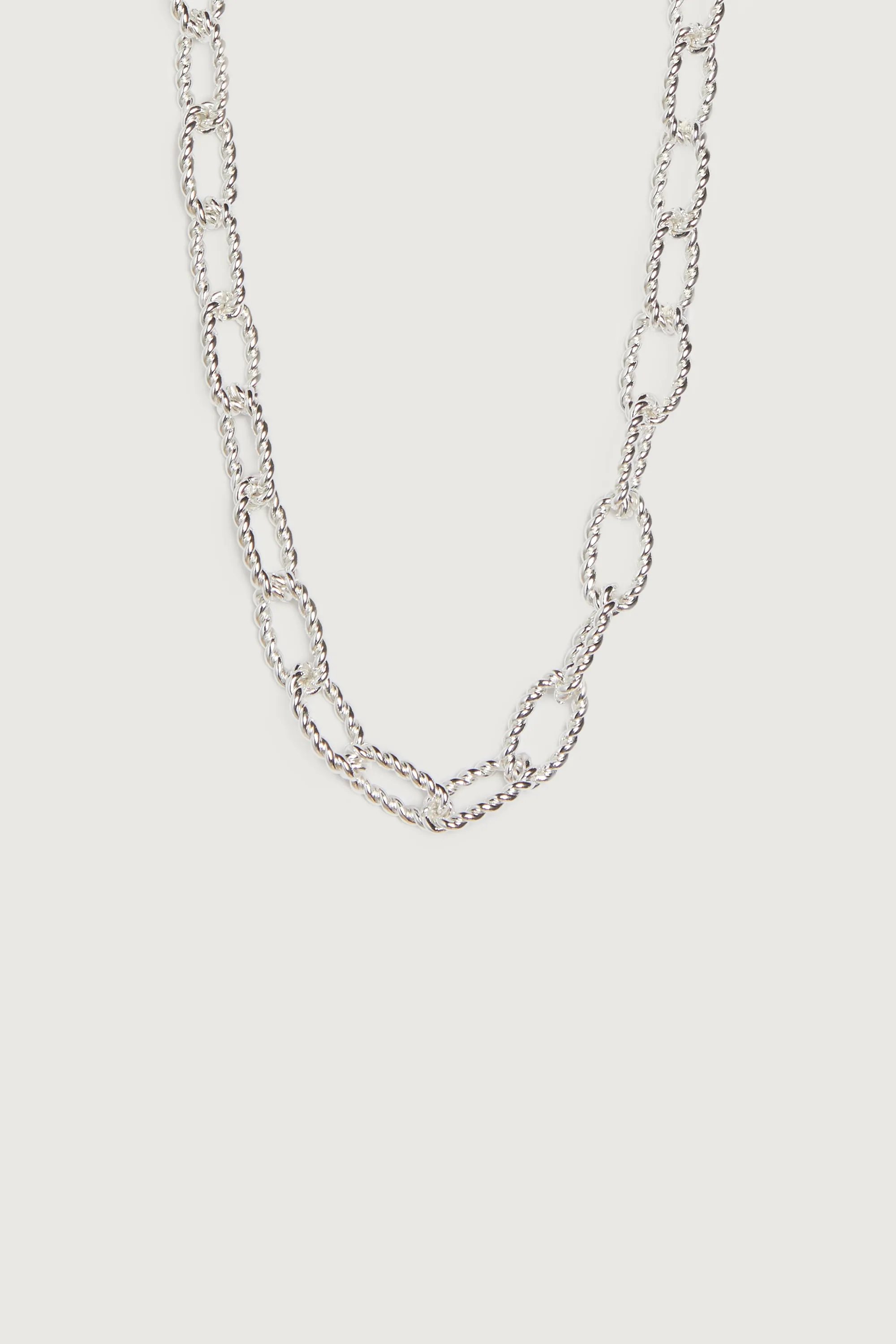 TWISTED LINK CHAIN NECKLACE sold by OAK AND FORT product image thumbnail 3