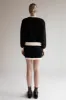 FUZZY COLOUR BLOCK MINI SKIRT sold by OAK AND FORT