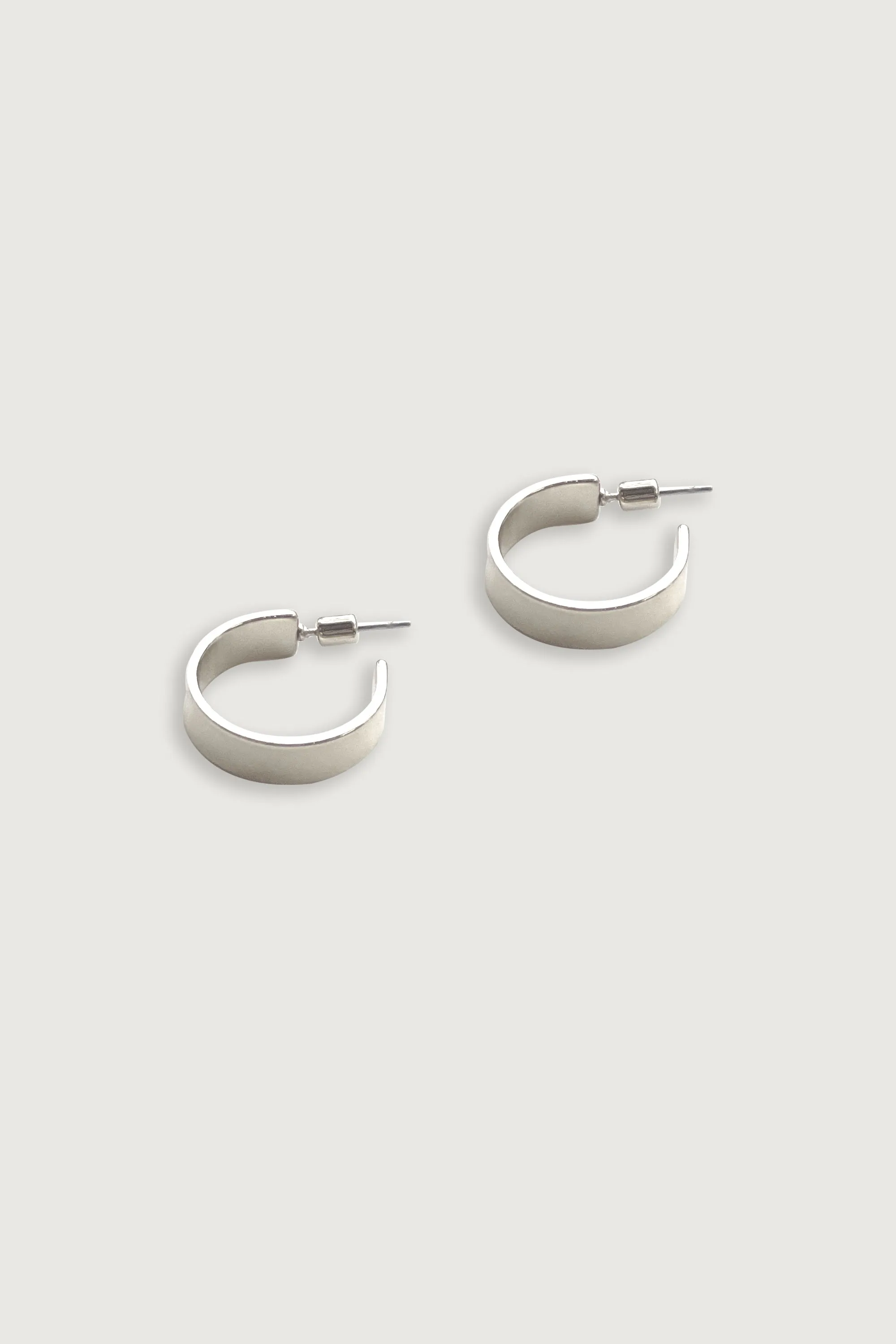 FLAT HOOP EARRING sold by OAK AND FORT product image thumbnail 4