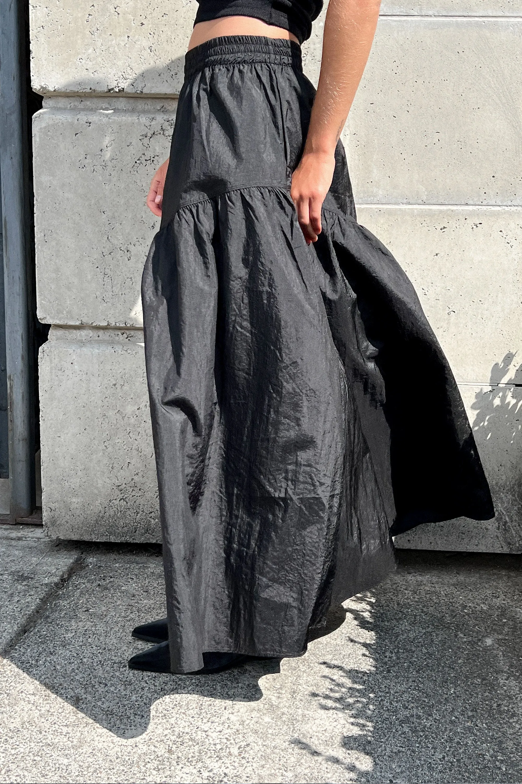 SINGLE TIER MAXI SKIRT sold by OAK AND FORT product image thumbnail 3