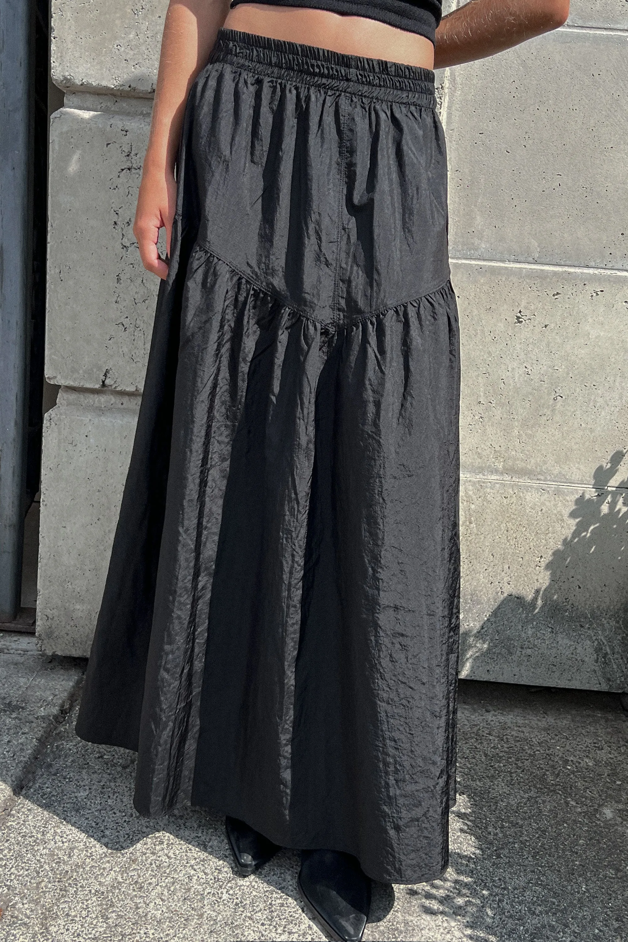 SINGLE TIER MAXI SKIRT sold by OAK AND FORT