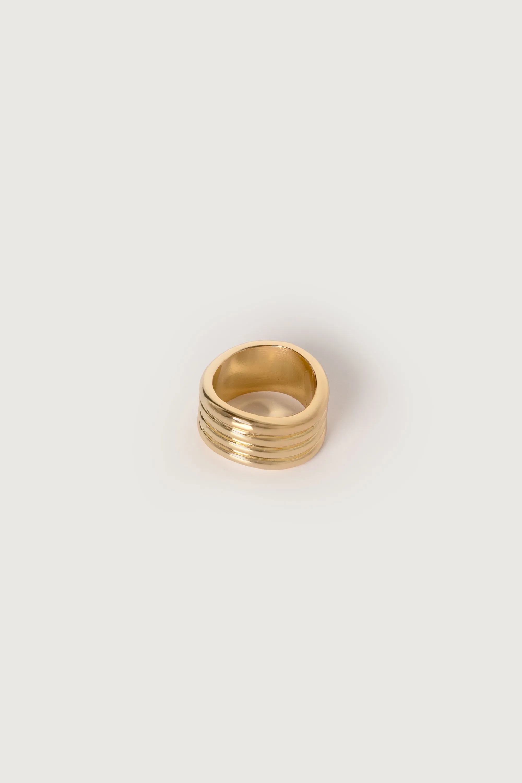 CURVY STACKED RING sold by OAK AND FORT product image thumbnail 3