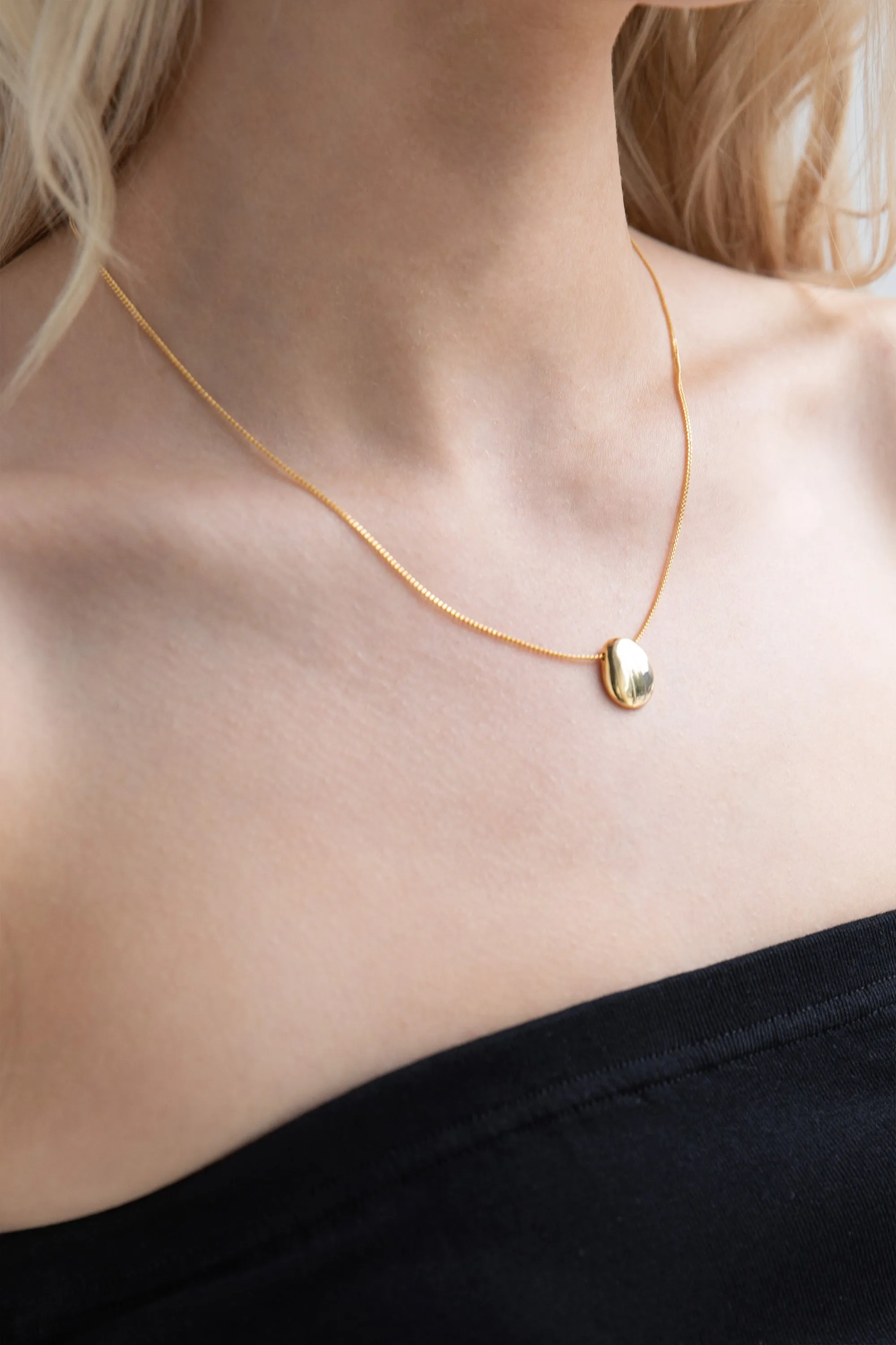 PEBBLE PENDANT NECKLACE sold by OAK AND FORT