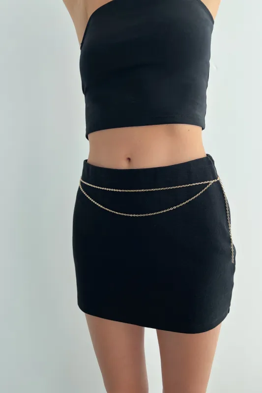 DOUBLE CHAIN BELT sold by OAK AND FORT