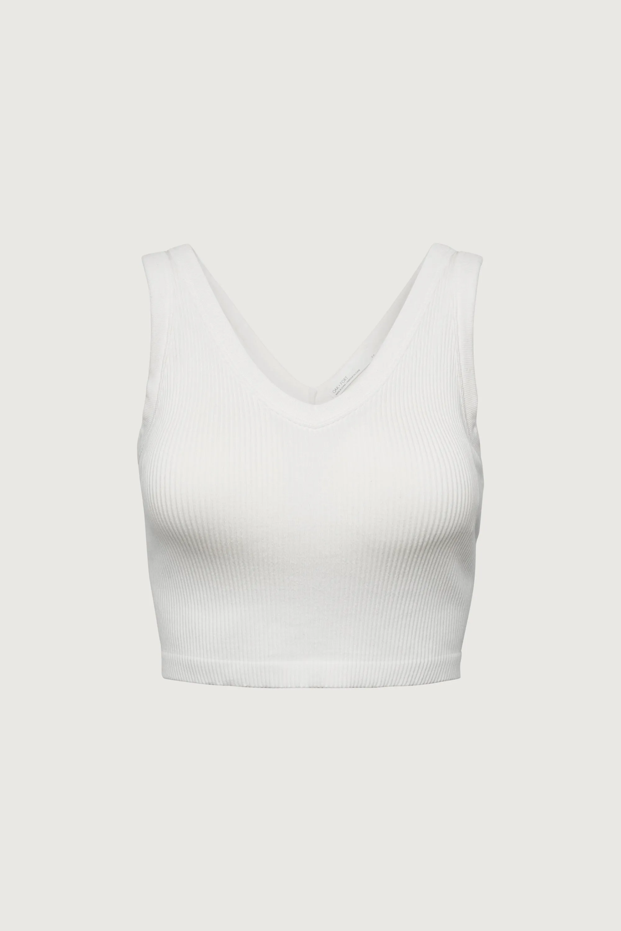 BUILT-IN BRA TANK TOP sold by OAK AND FORT product image thumbnail 4