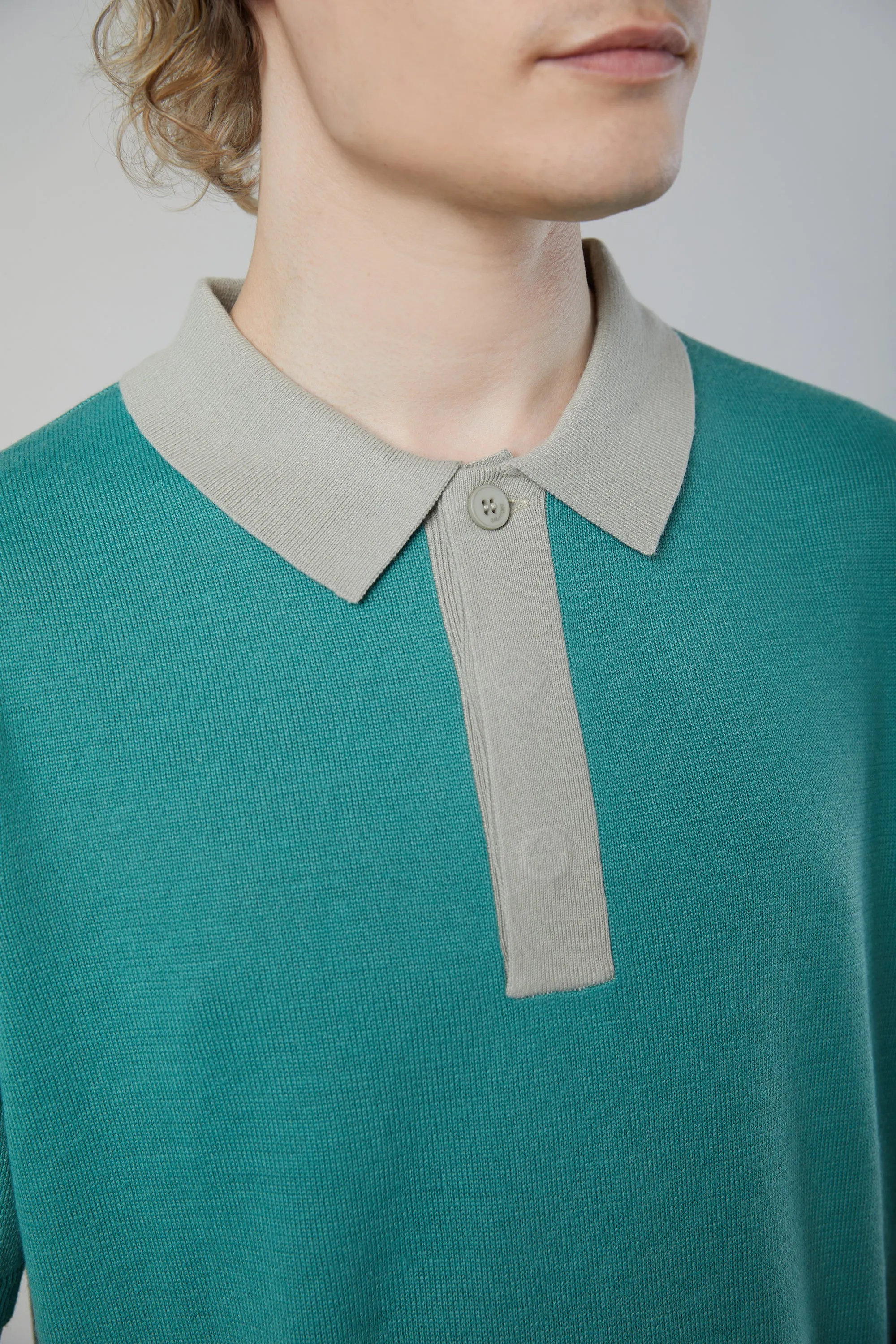 COLOUR BLOCK POLO sold by OAK AND FORT product image thumbnail 2