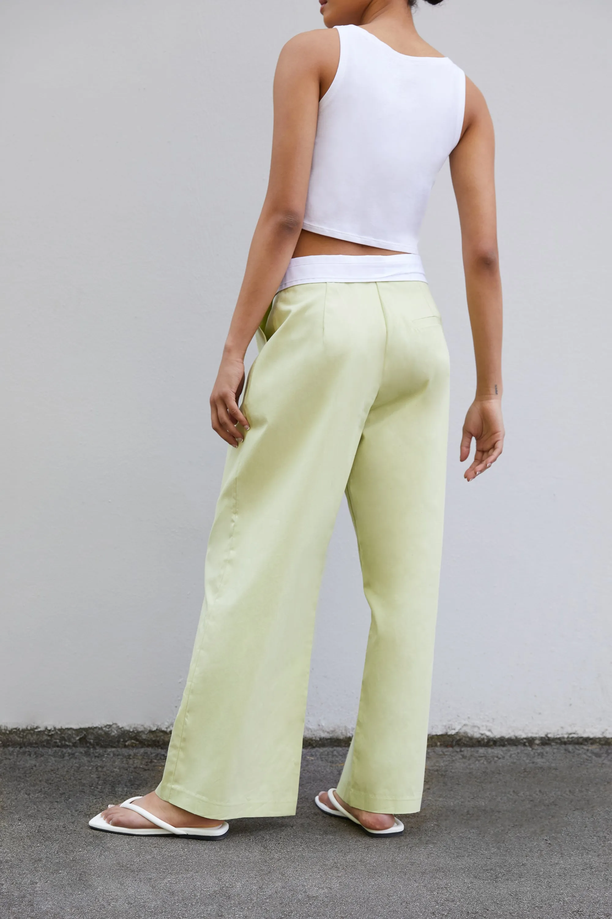 HIGH-RISE WAIST PANT sold by OAK AND FORT product image thumbnail 4