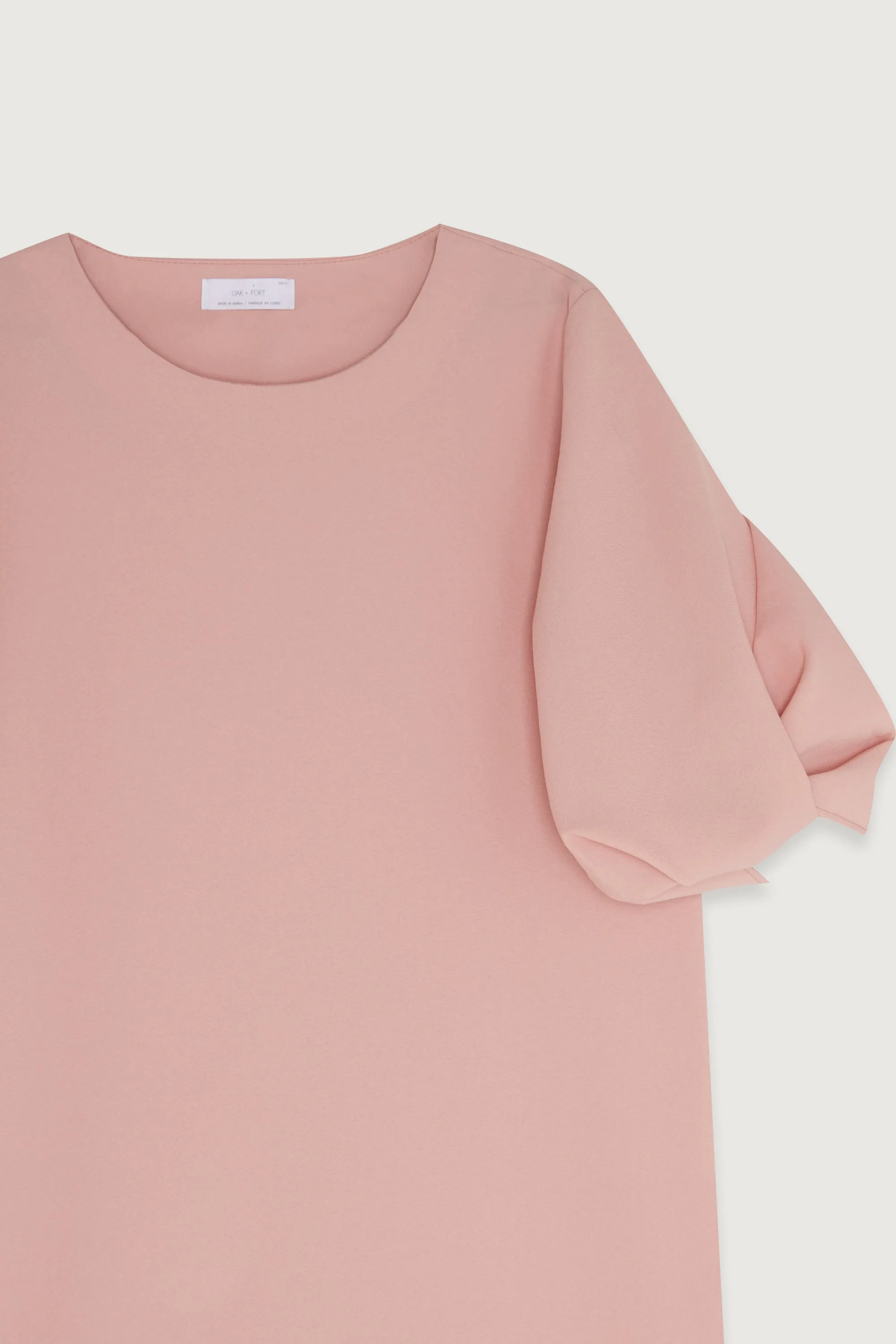 TWIST PUFF SLEEVE MIDI DRESS sold by OAK AND FORT product image thumbnail 4