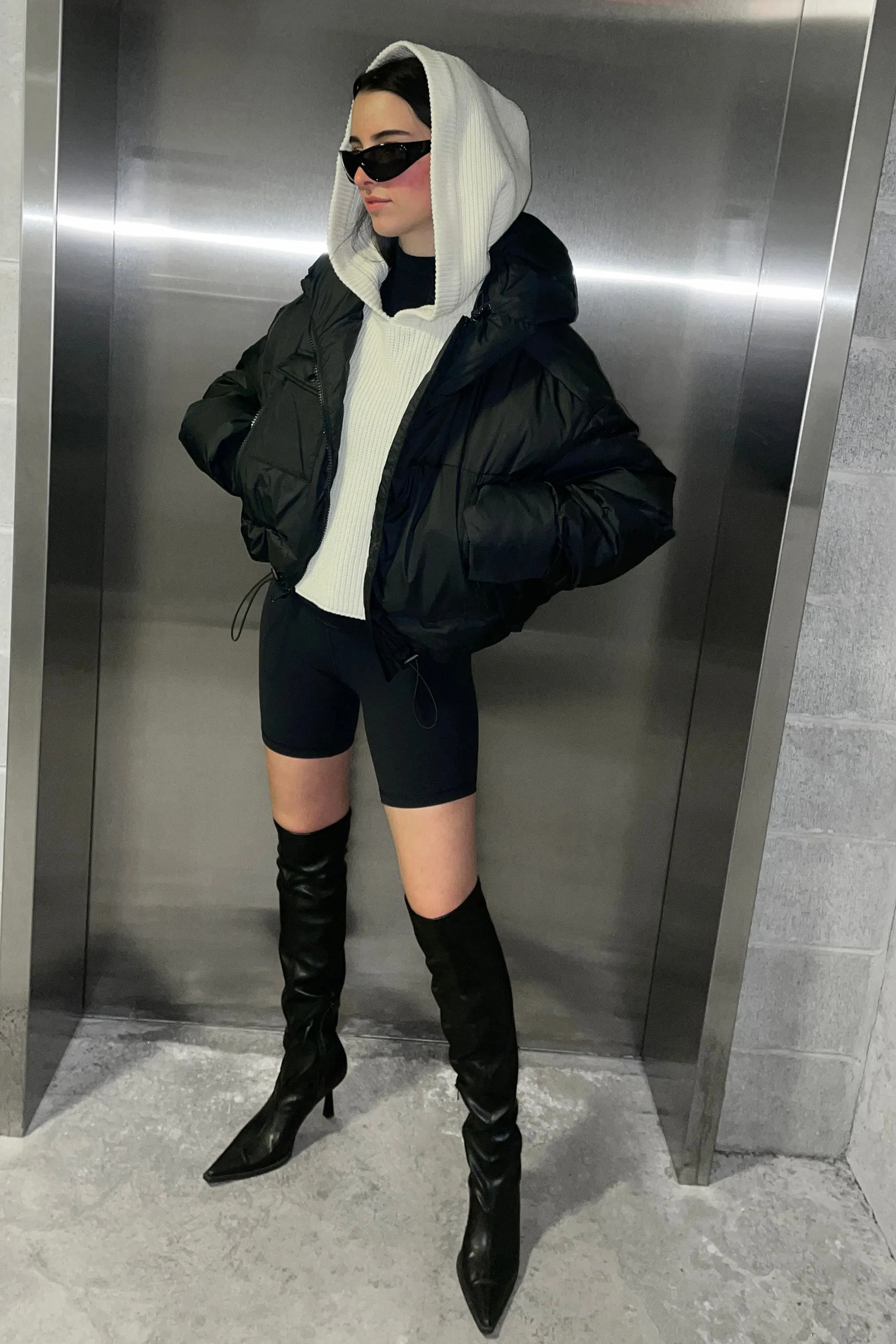 SWEATER VEST WITH HOOD sold by OAK AND FORT