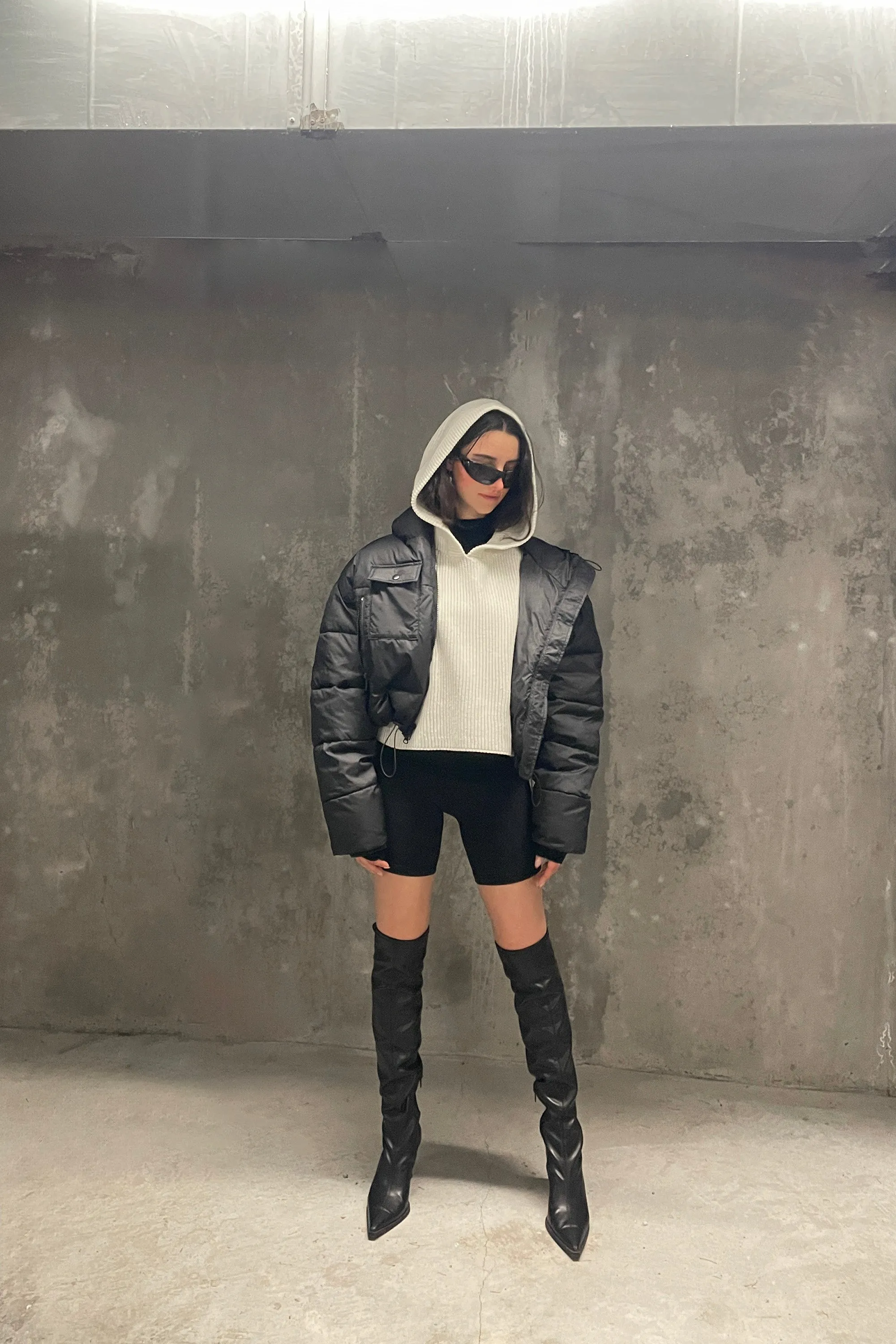 SWEATER VEST WITH HOOD sold by OAK AND FORT product image thumbnail 3