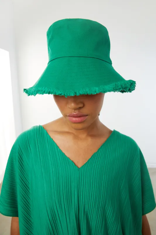 FRAYED BUCKET HAT sold by OAK AND FORT