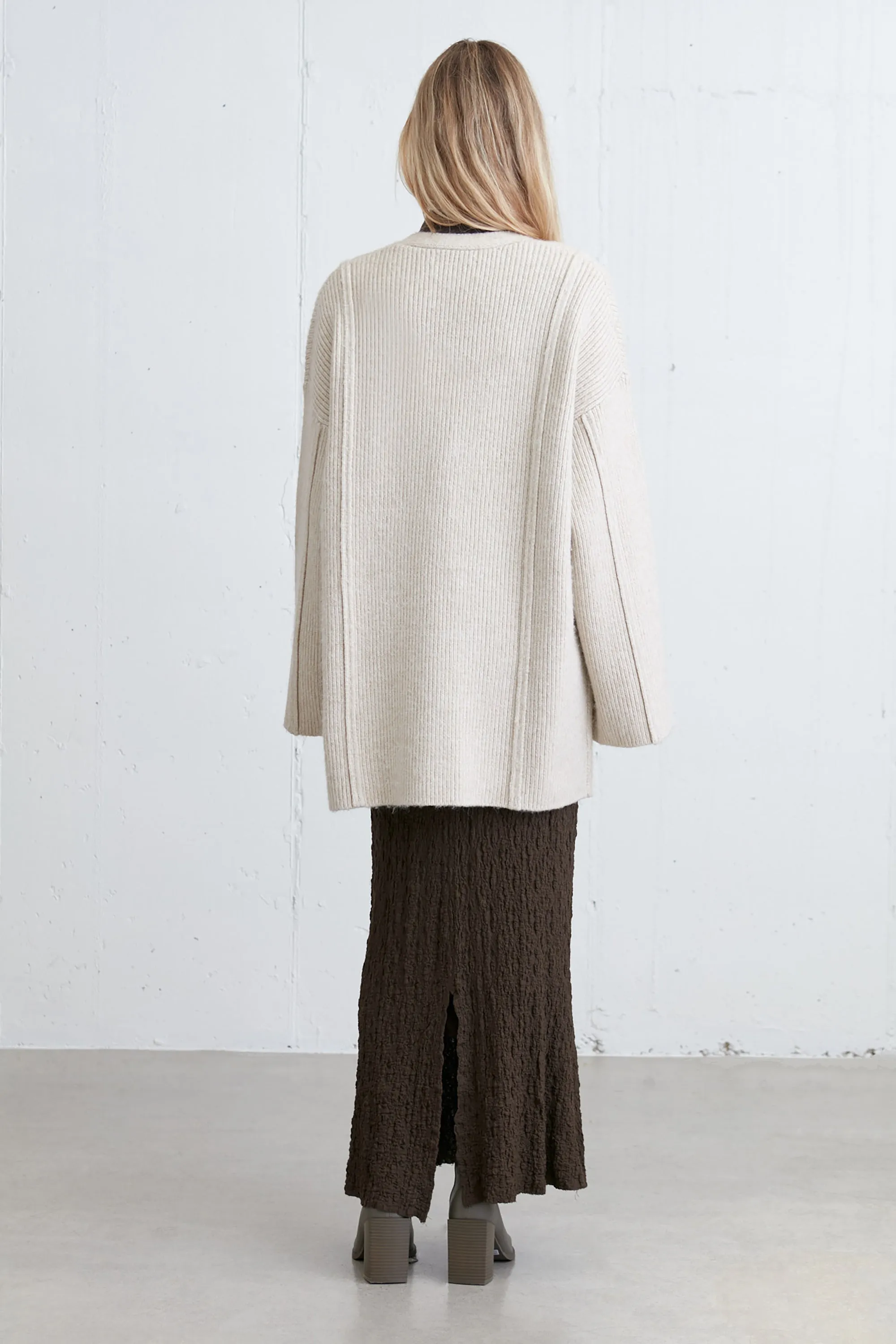 OPEN FRONT CARDIGAN sold by OAK AND FORT product image thumbnail 4