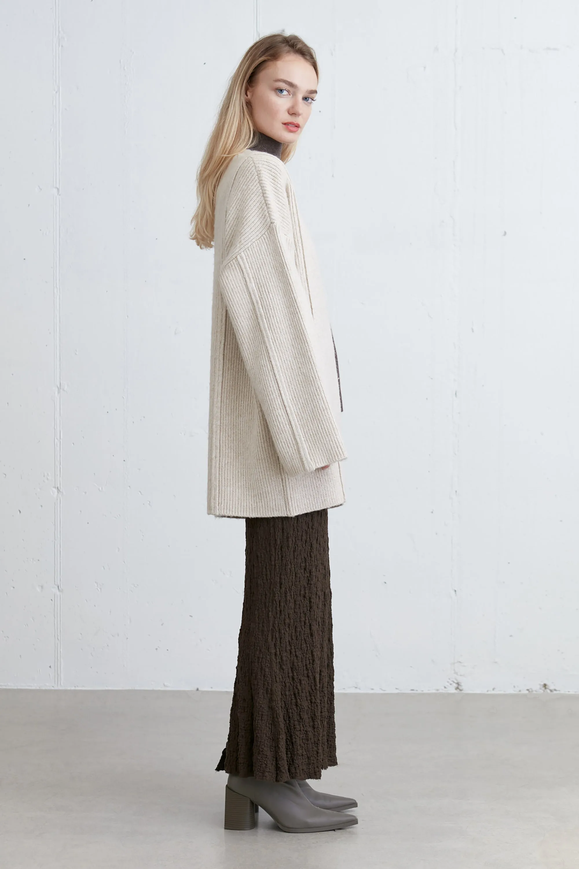 OPEN FRONT CARDIGAN sold by OAK AND FORT product image thumbnail 3