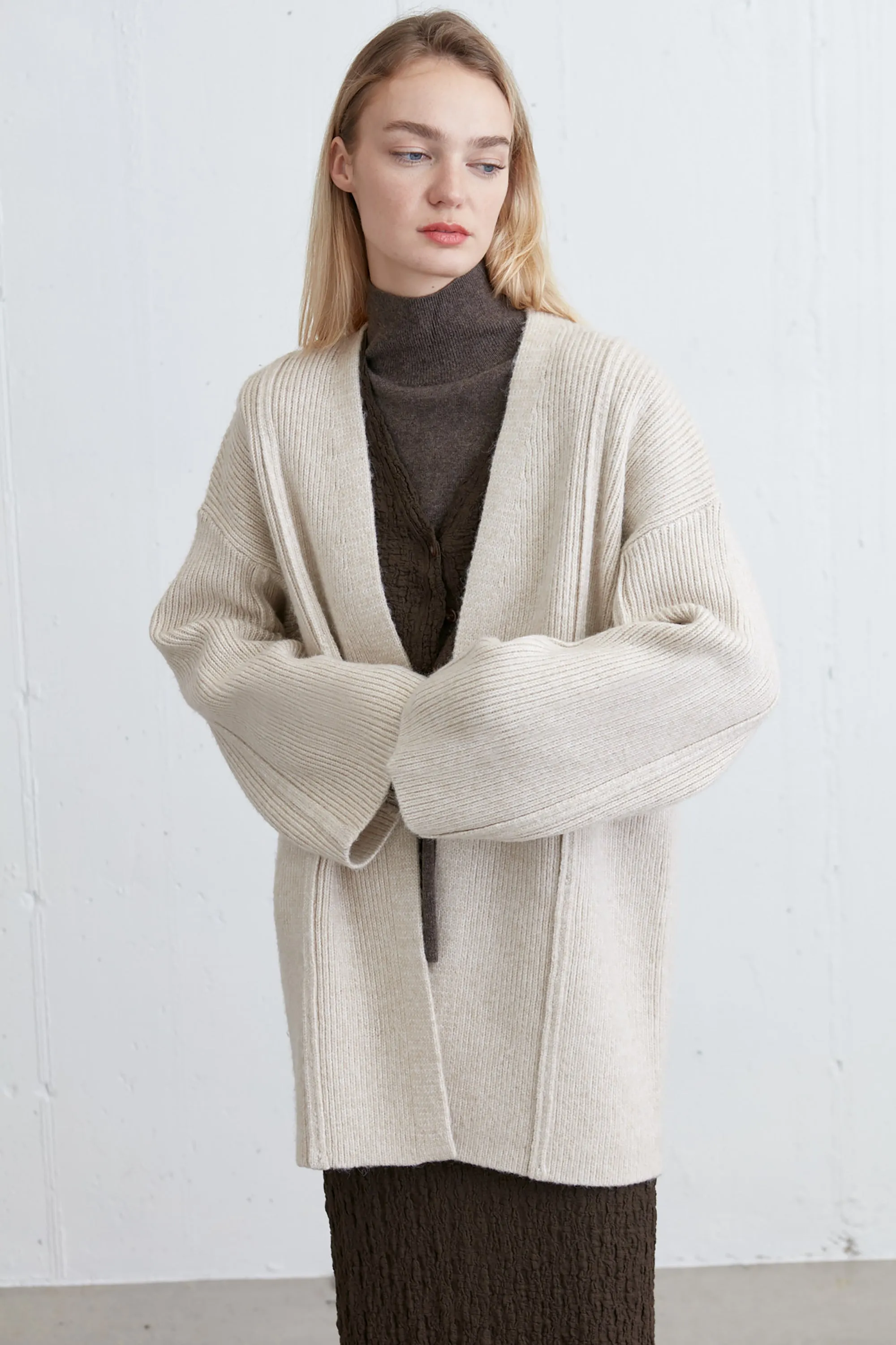 OPEN FRONT CARDIGAN sold by OAK AND FORT product image thumbnail 5