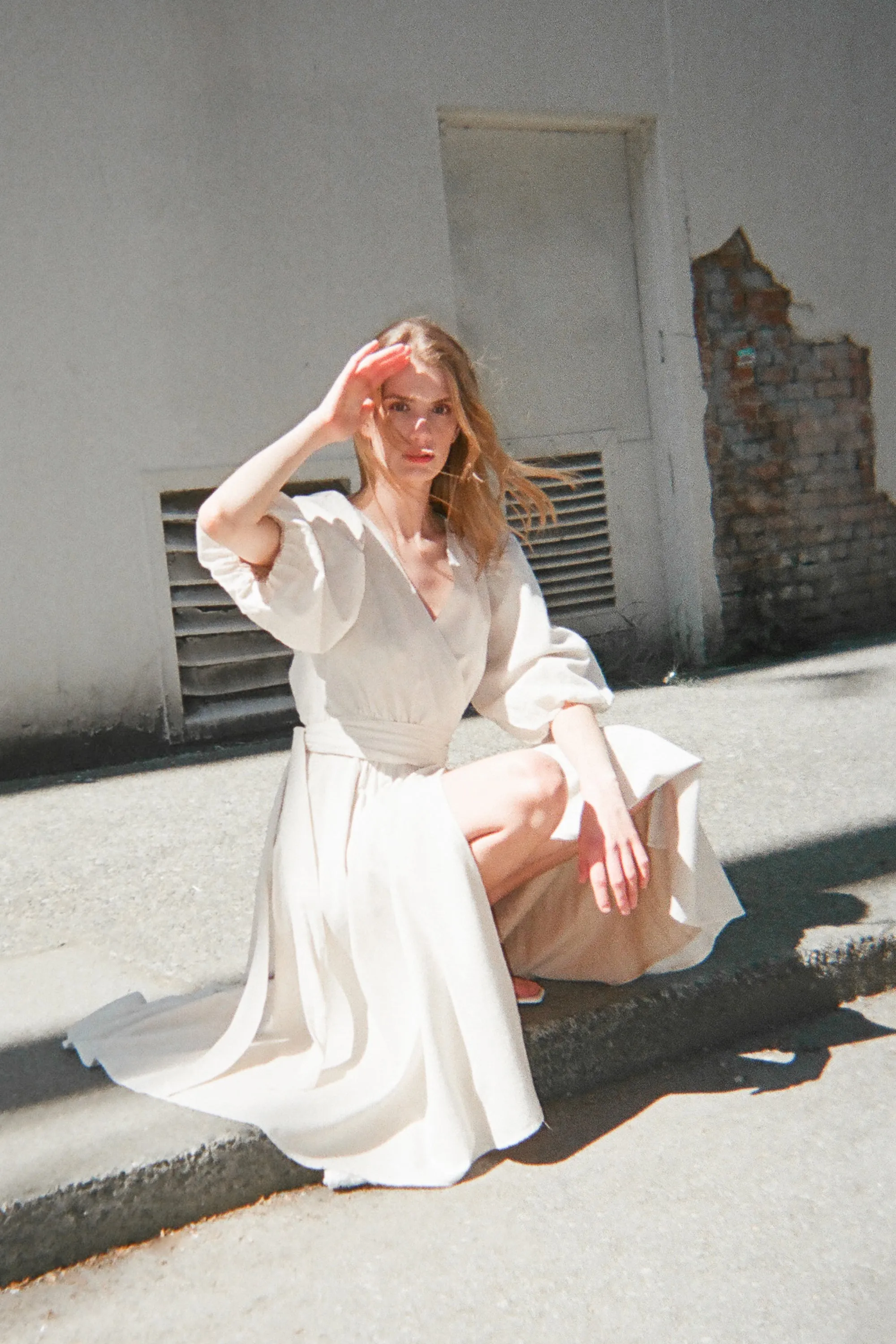 MIDI WRAP DRESS sold by OAK AND FORT product image thumbnail 2