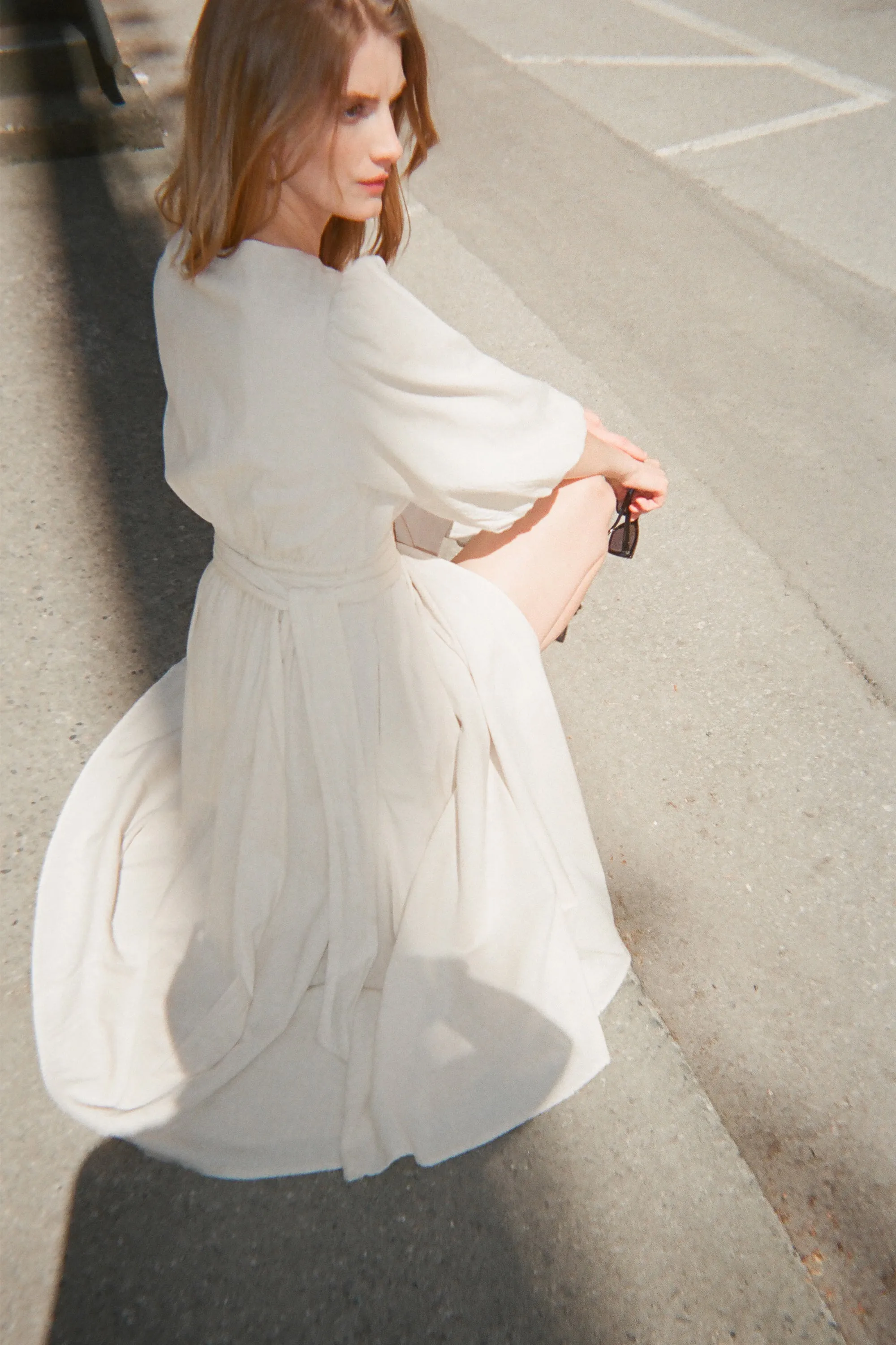 MIDI WRAP DRESS sold by OAK AND FORT product image thumbnail 4