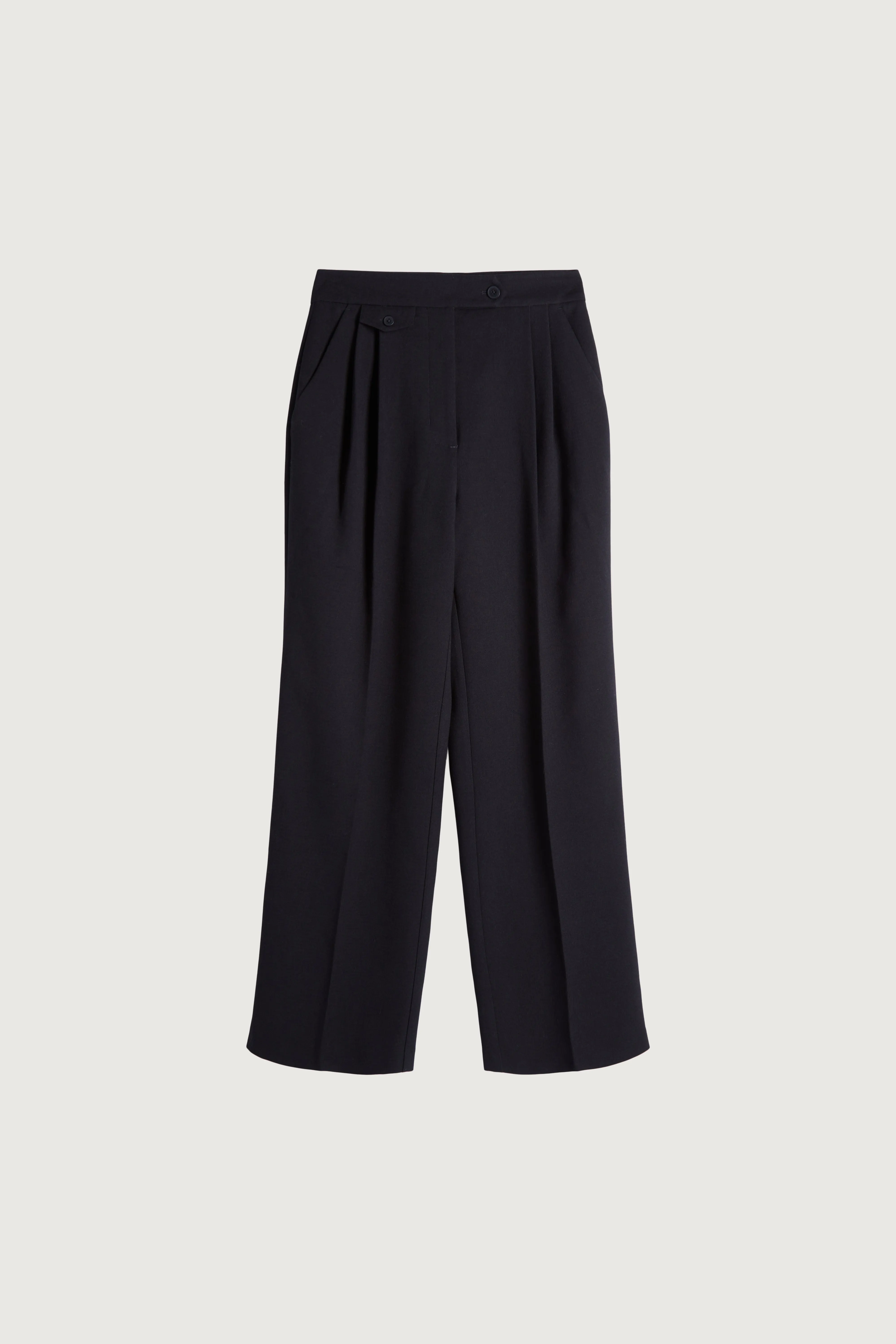 WIDE LEG TROUSER WITH WAIST DETAILS sold by OAK AND FORT product image thumbnail 3