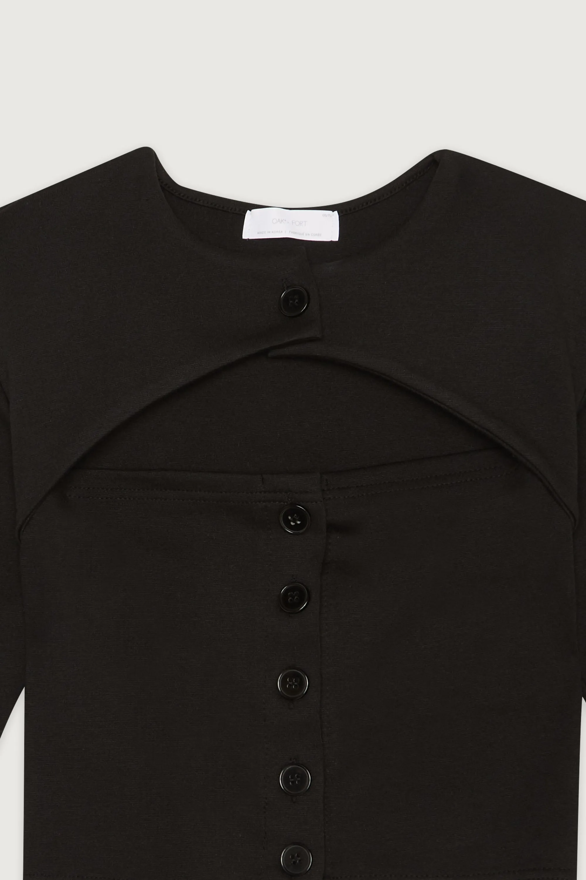 BUTTON UP CUT OUT TOP sold by OAK AND FORT product image thumbnail 5