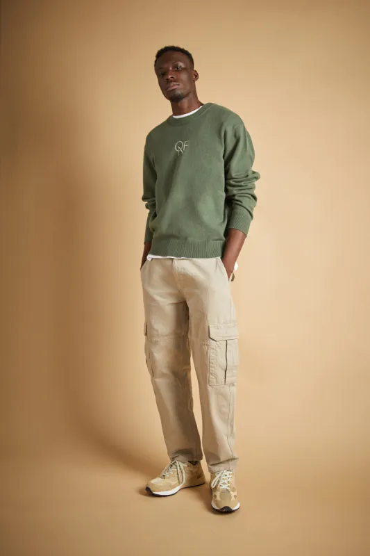 EMBROIDERED LOGO SWEATER sold by OAK AND FORT