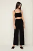 PLEATED WIDE LEG PANT sold by OAK AND FORT