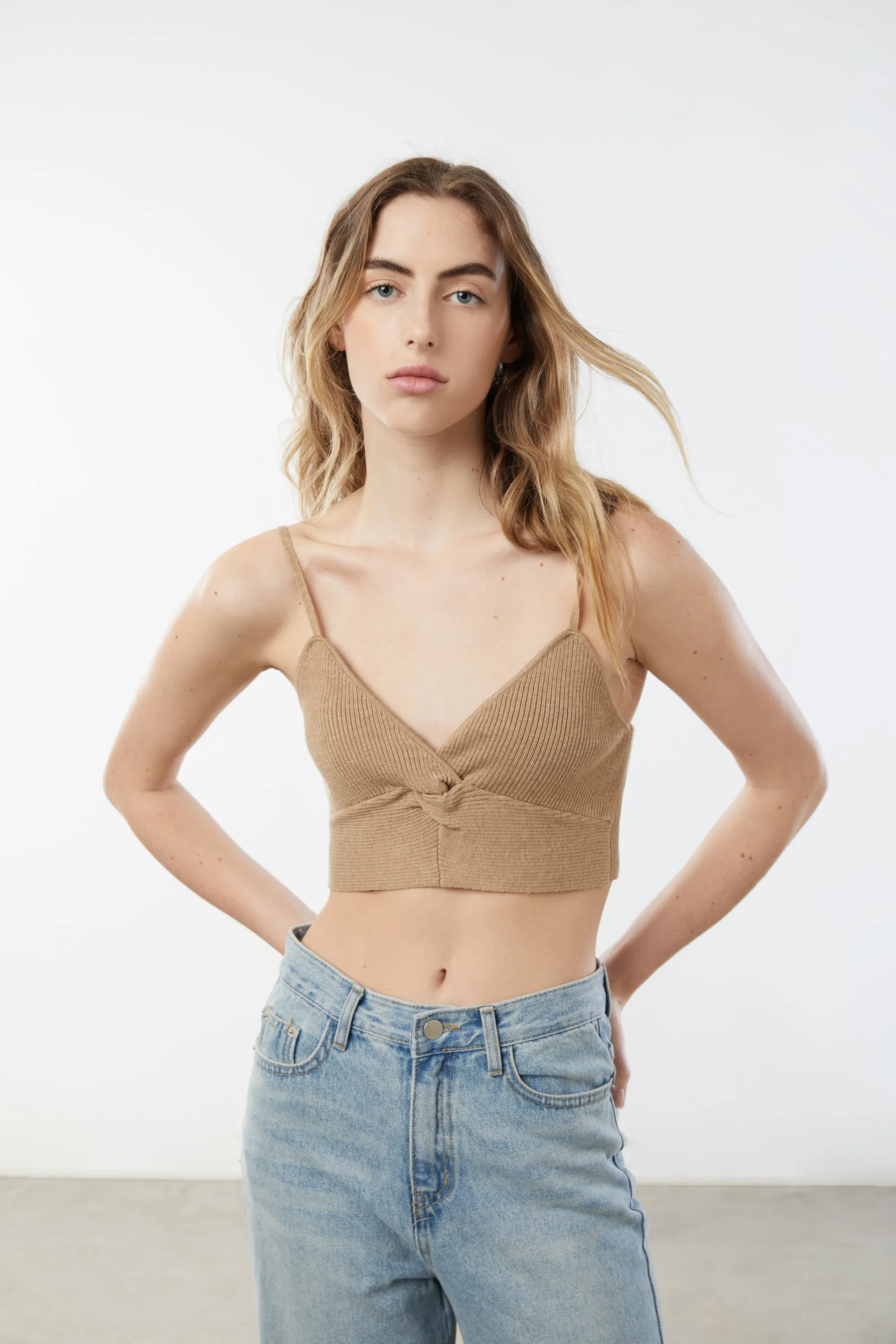 TWIST FRONT TANK sold by OAK AND FORT product image thumbnail 2