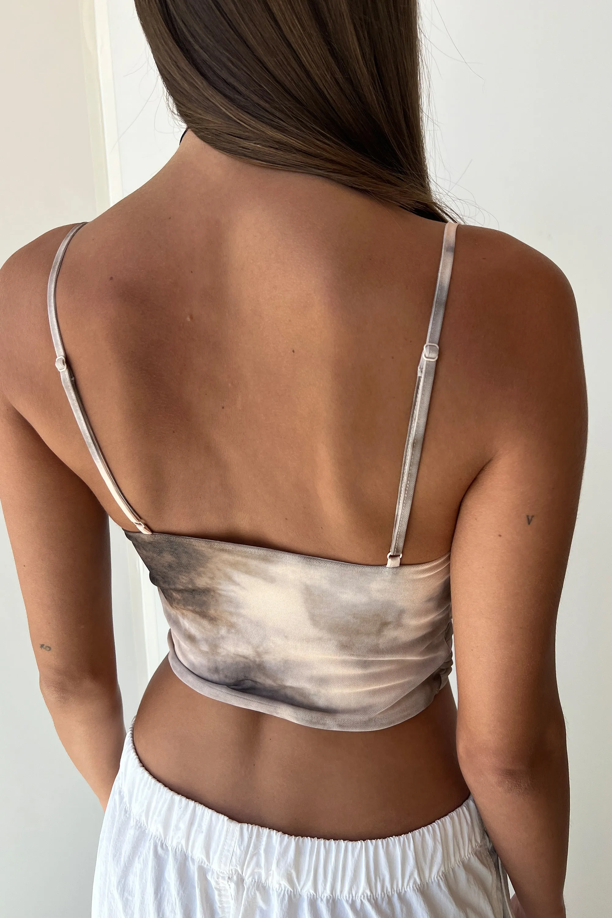 CROPPED MESH TANK sold by OAK AND FORT product image thumbnail 5