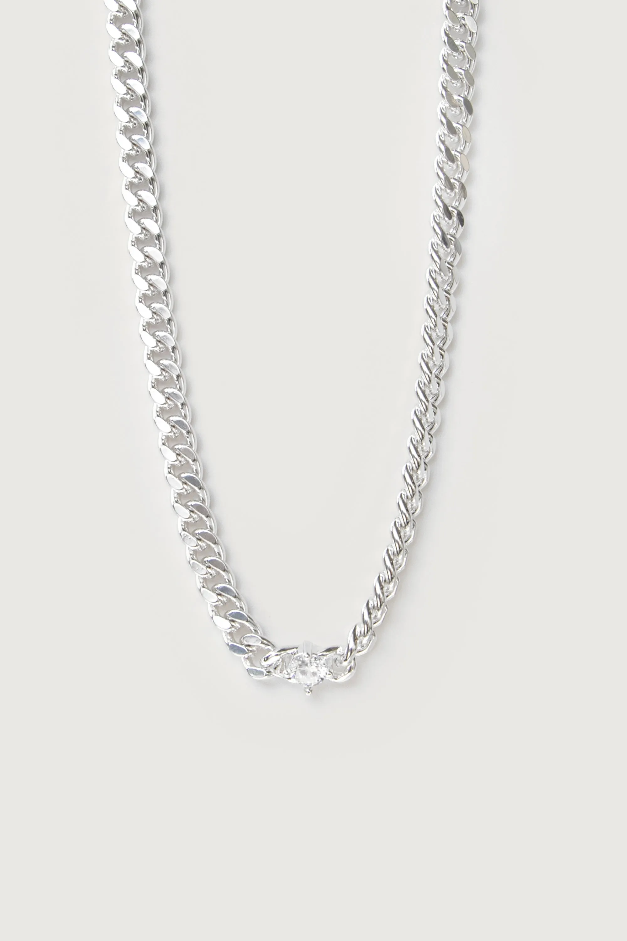 ZIRCONIA CHAIN NECKLACE sold by OAK AND FORT product image thumbnail 4