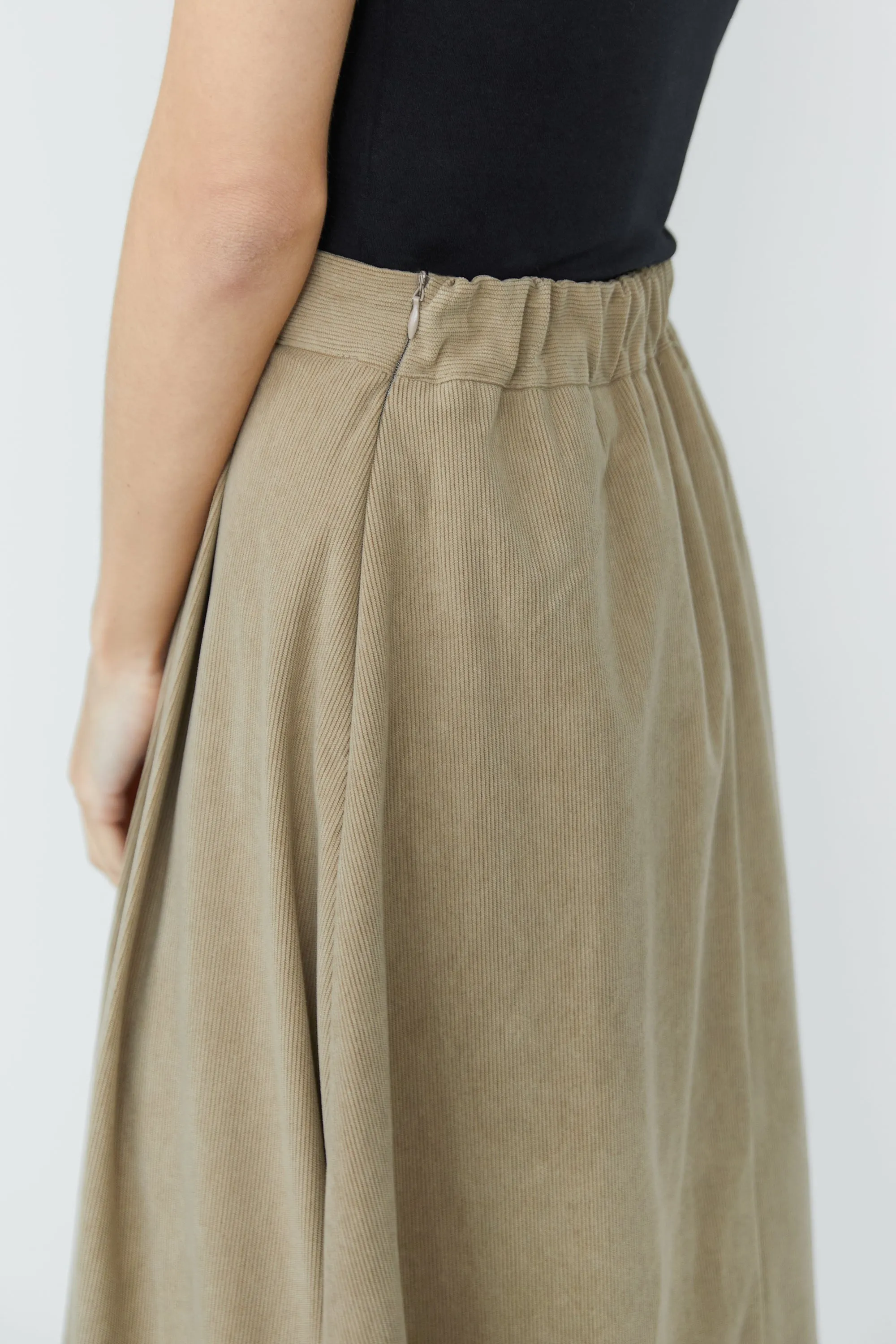 CORDUROY MIDI SKIRT sold by OAK AND FORT product image thumbnail 5
