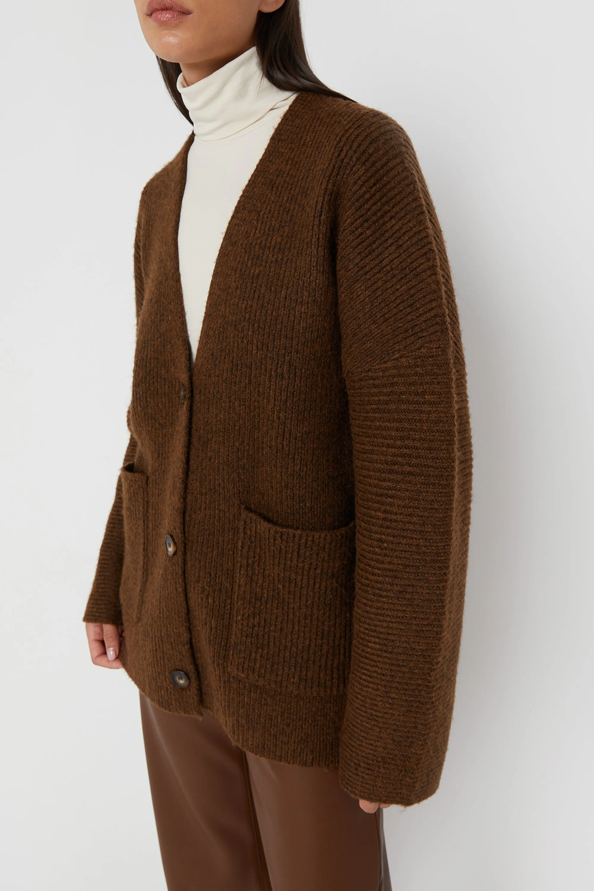 RELAXED FIT CARDIGAN sold by OAK AND FORT