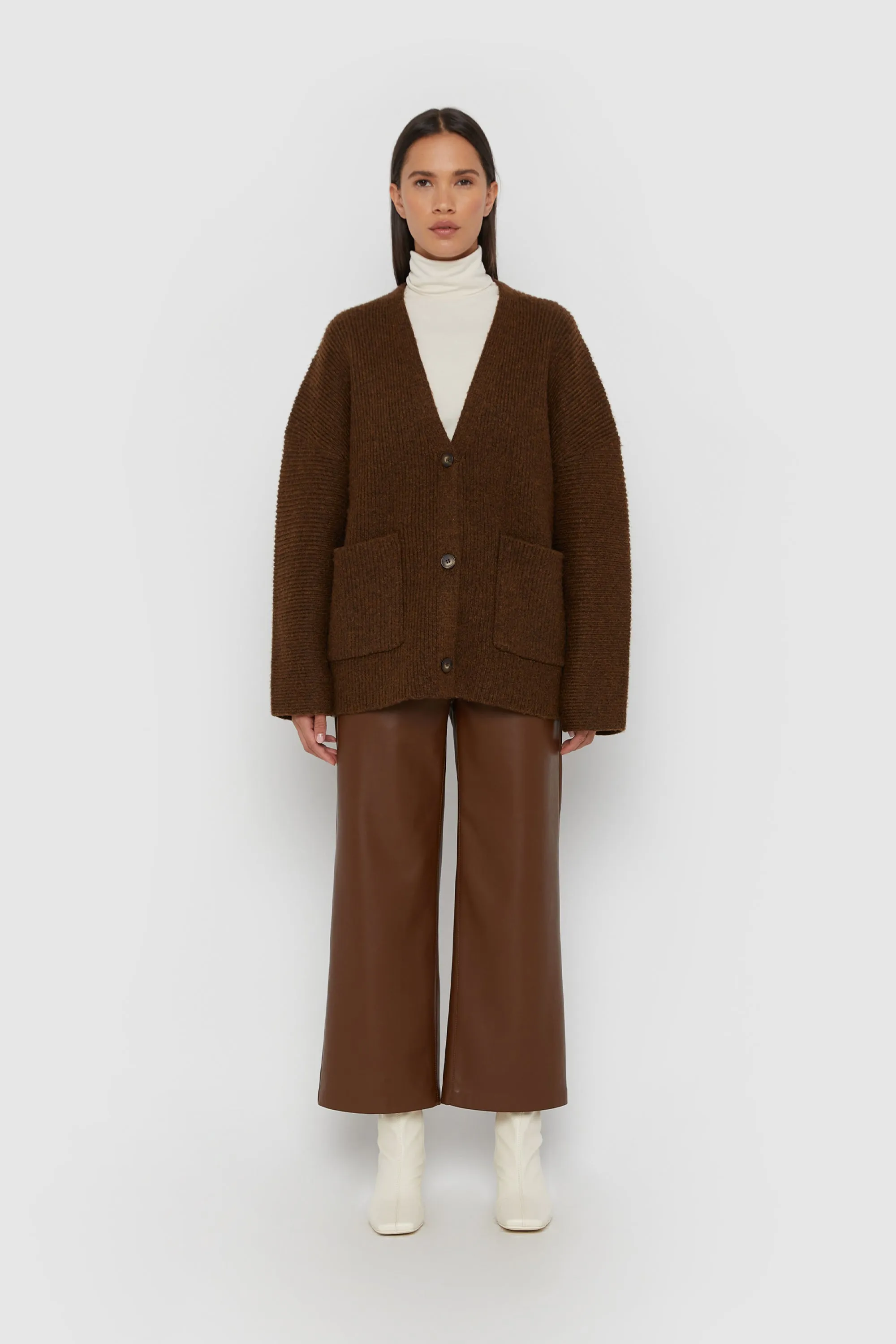 RELAXED FIT CARDIGAN sold by OAK AND FORT product image thumbnail 2