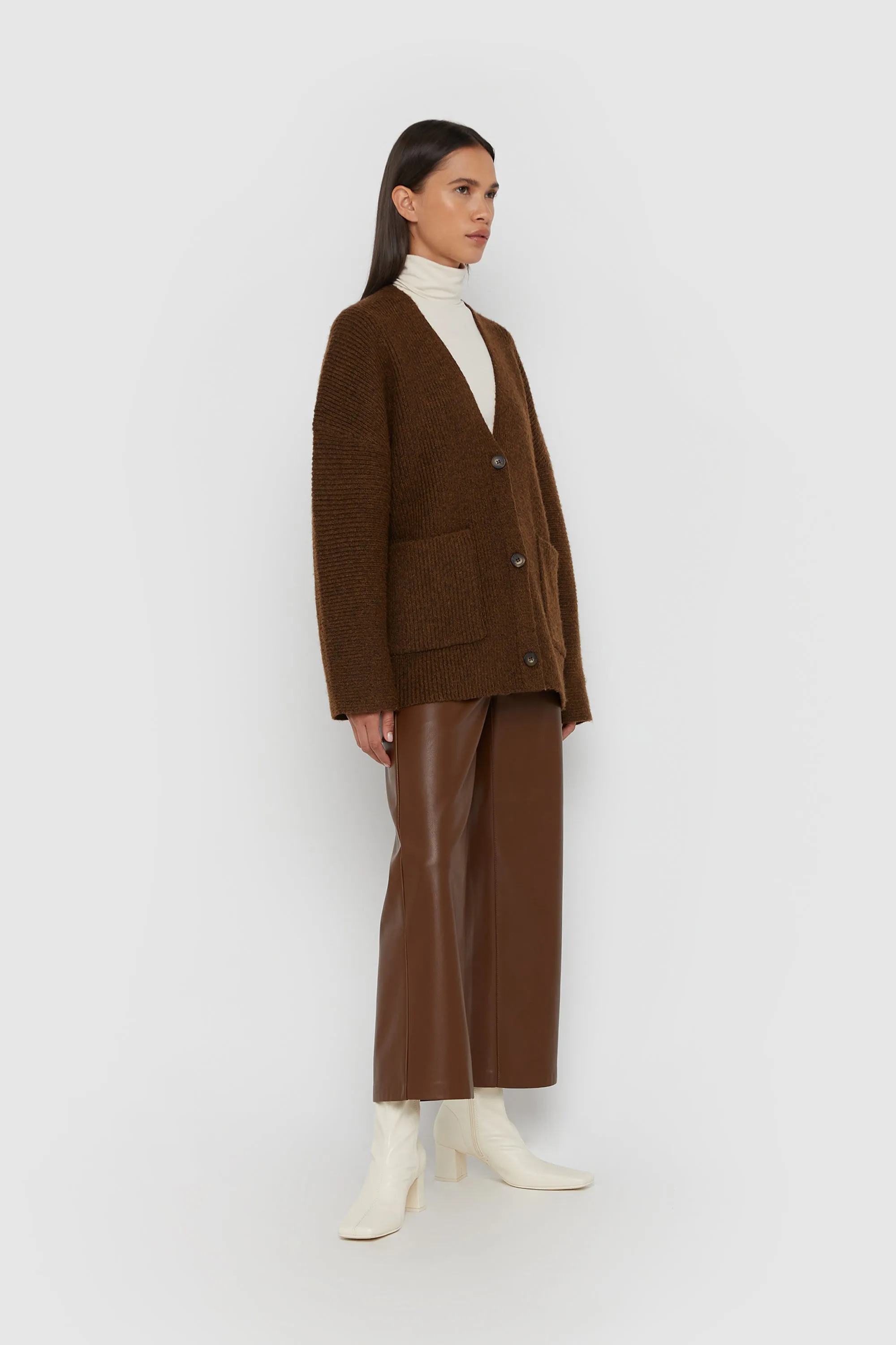 RELAXED FIT CARDIGAN sold by OAK AND FORT product image thumbnail 3