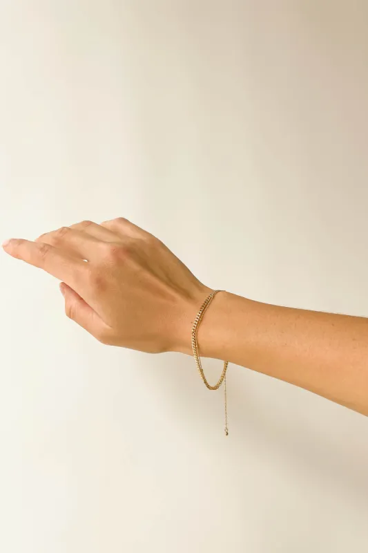 DOUBLE CHAIN BRACELET sold by OAK AND FORT
