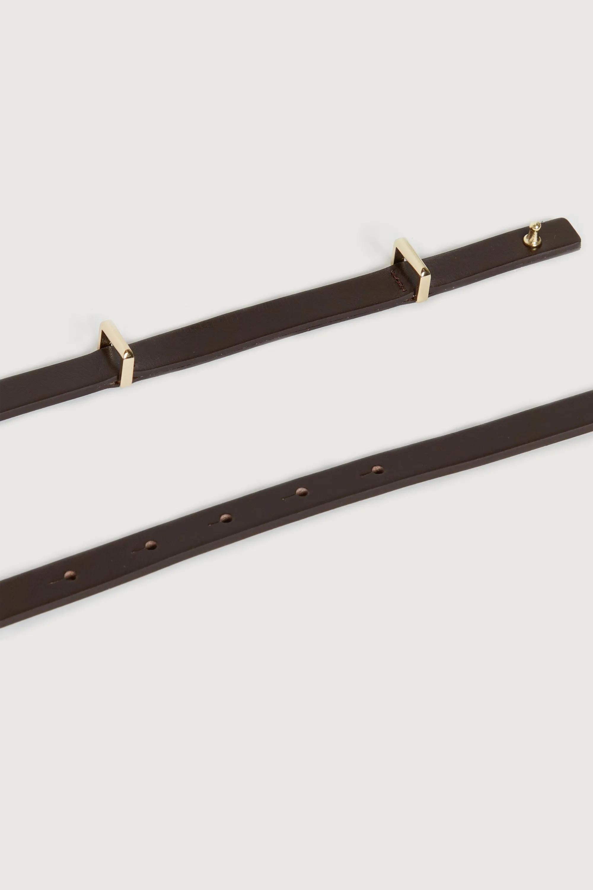THIN BELT WITH DOUBLE BUCKLE sold by OAK AND FORT product image thumbnail 5