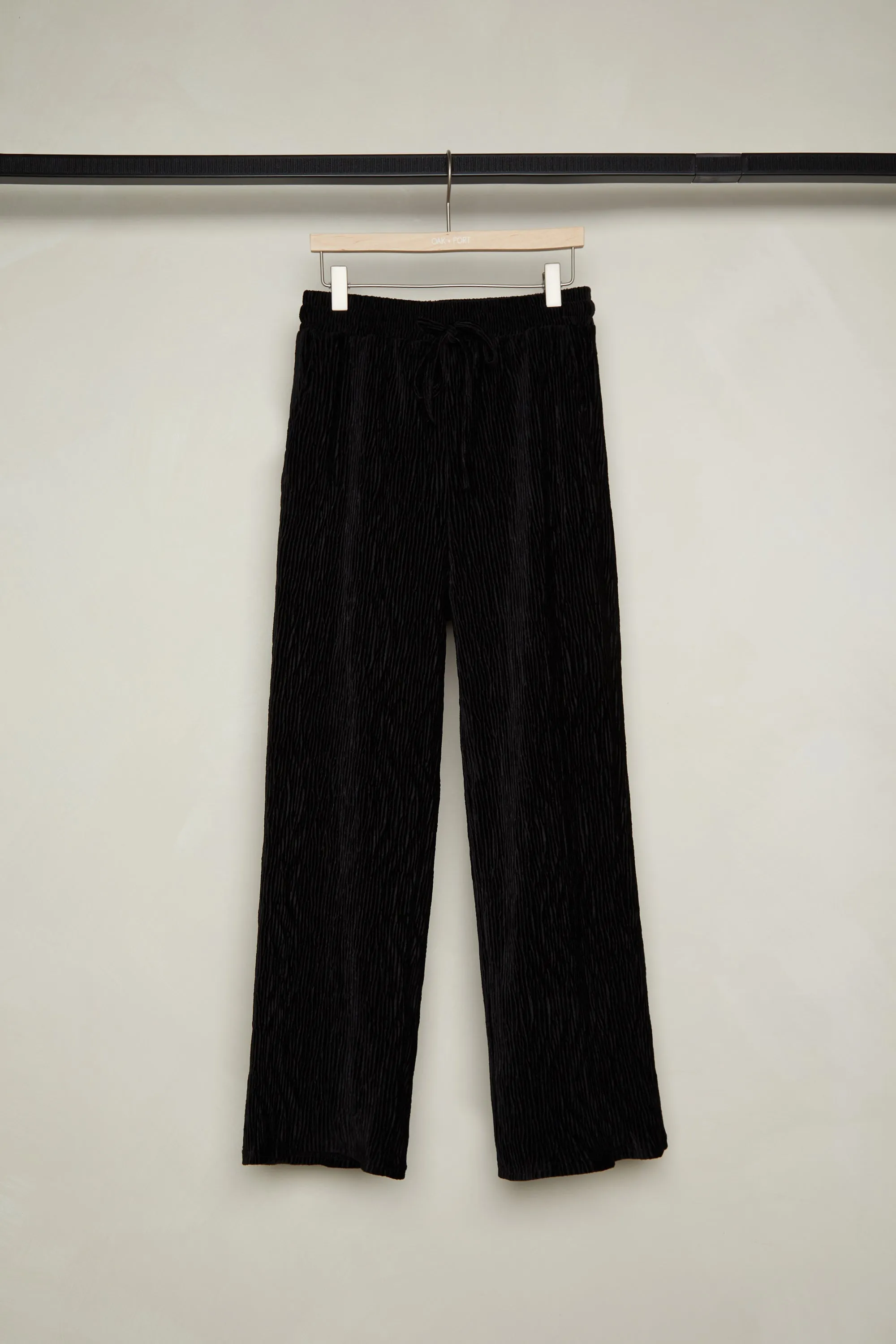 PLEATED VELVET PANT sold by OAK AND FORT product image thumbnail 4