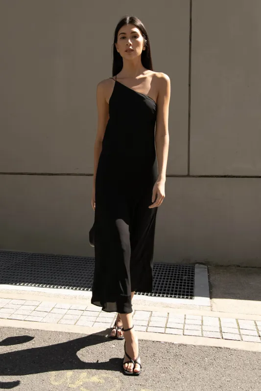ONE SHOULDER MIDI DRESS sold by OAK AND FORT