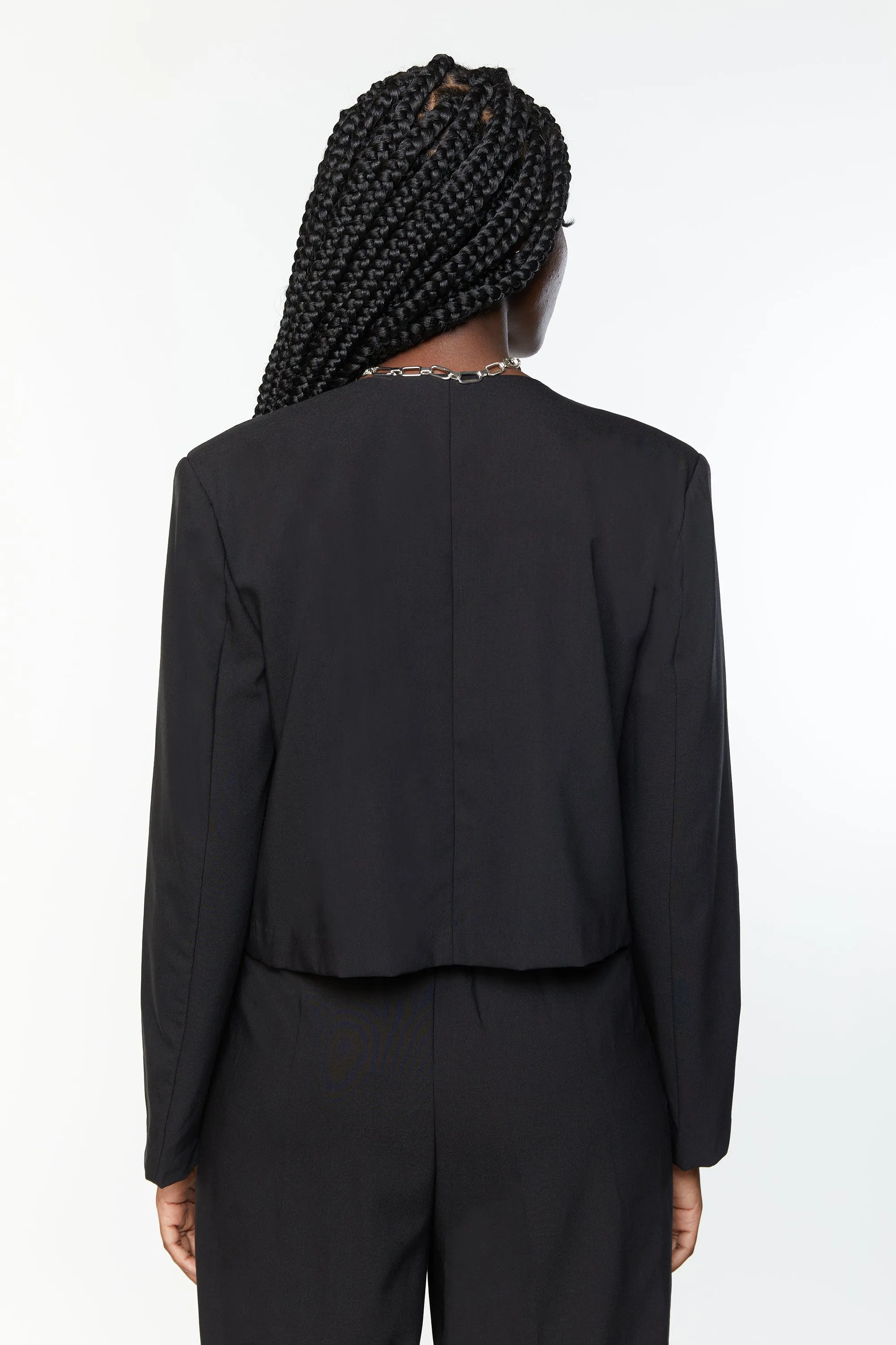 COLLARLESS BLAZER sold by OAK AND FORT product image thumbnail 4