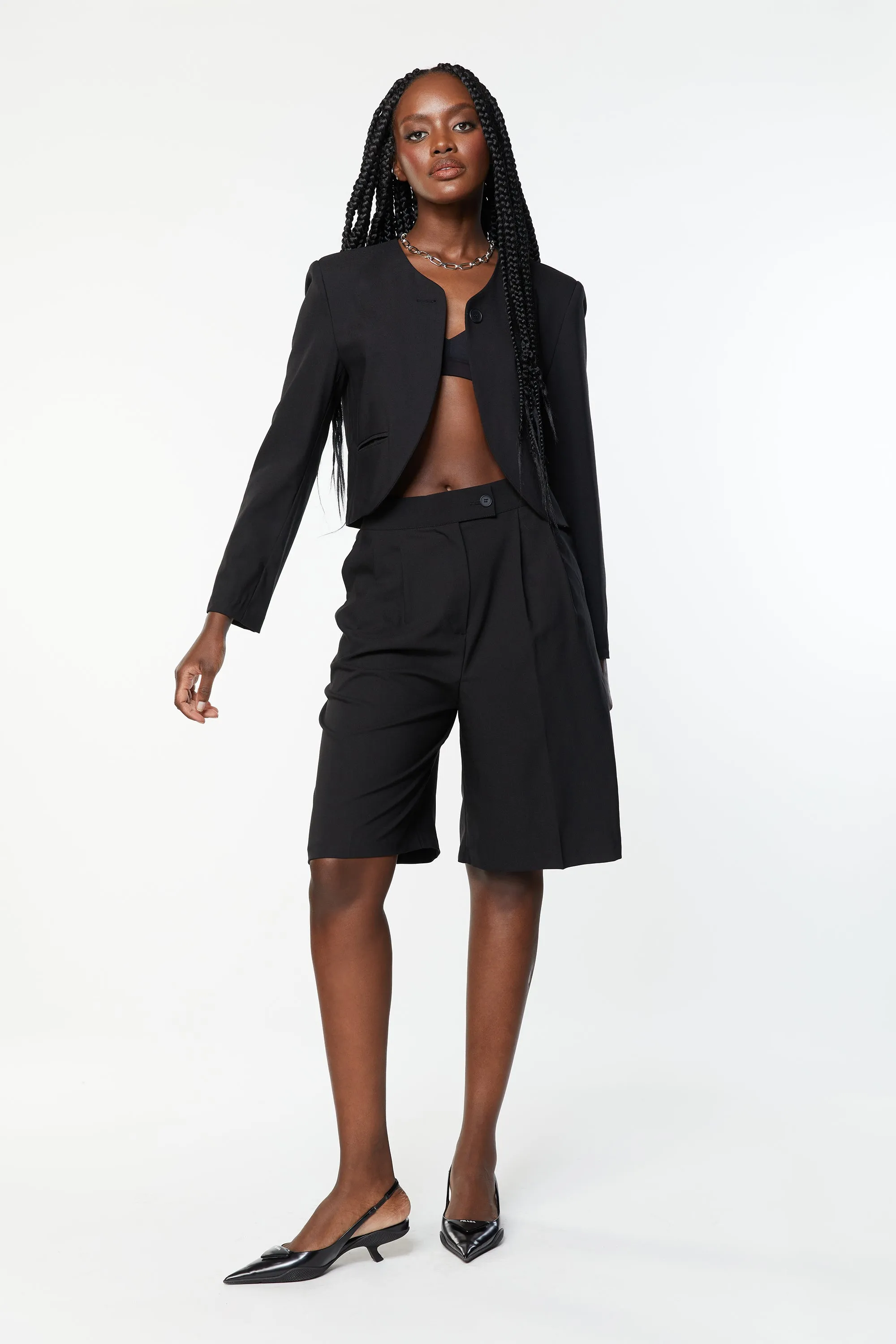 COLLARLESS BLAZER sold by OAK AND FORT