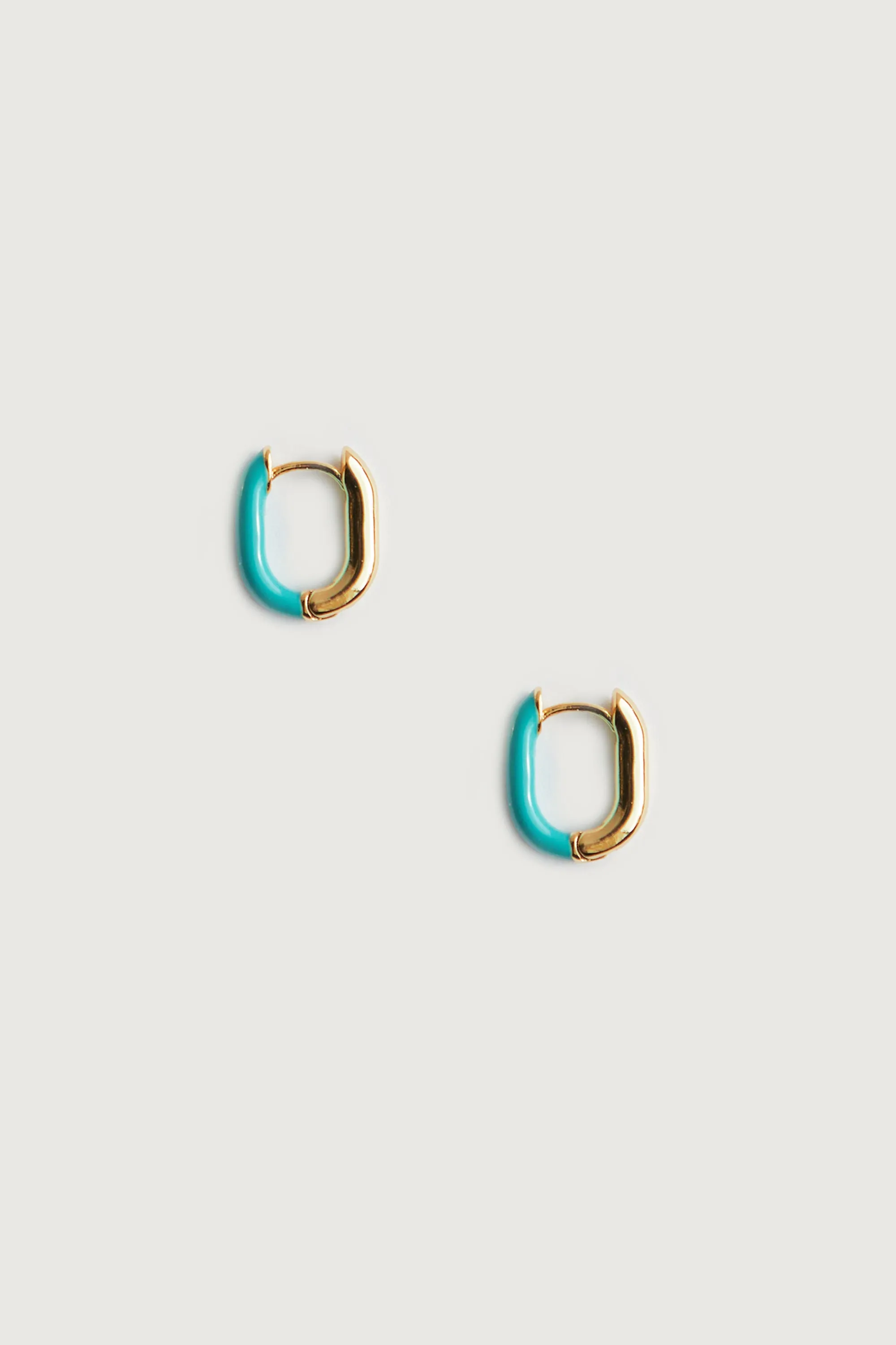 HALF ENAMEL OVAL HOOPS sold by OAK AND FORT product image thumbnail 5