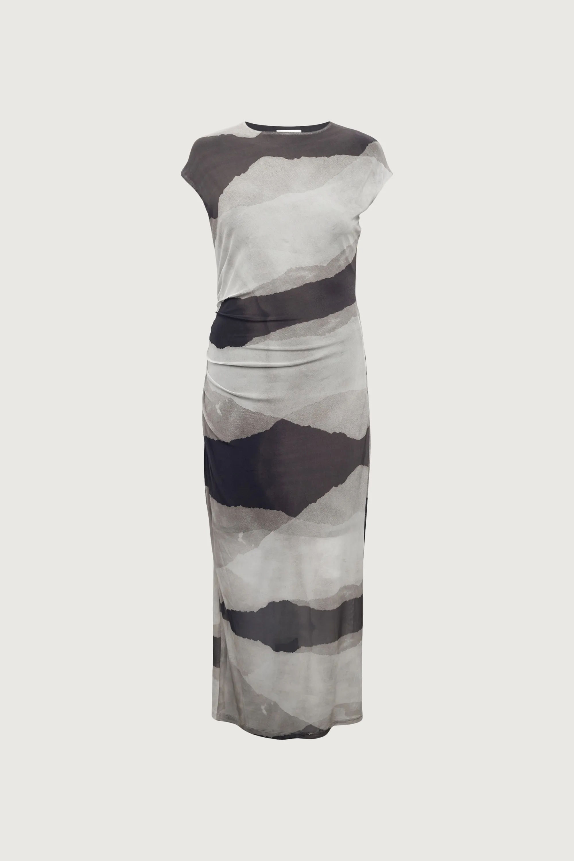 SLEEVELESS MESH MAXI DRESS sold by OAK AND FORT product image thumbnail 4