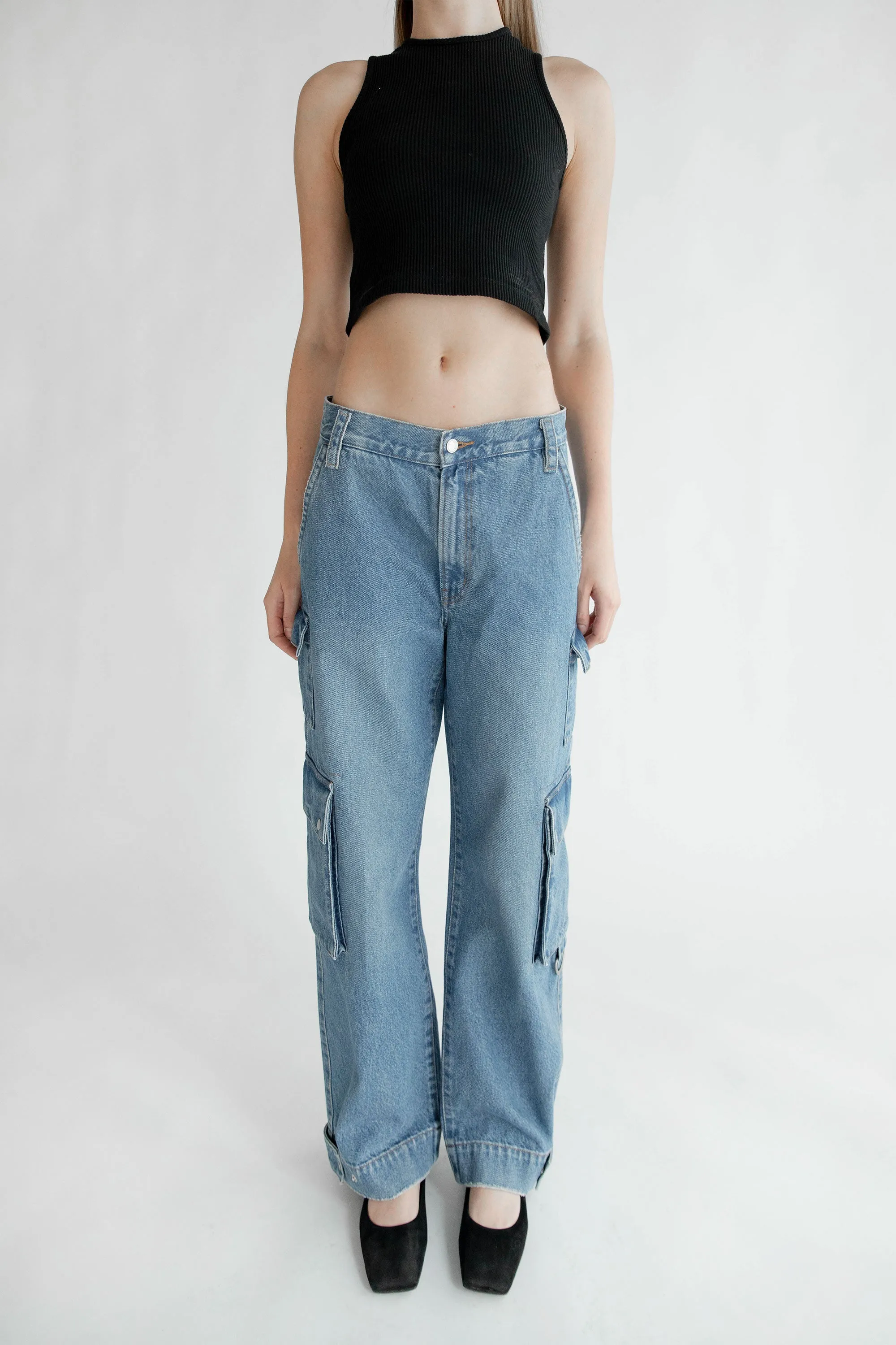 OAK 02 RELAXED MID-RISE CARGO JEAN sold by OAK AND FORT product image thumbnail 5